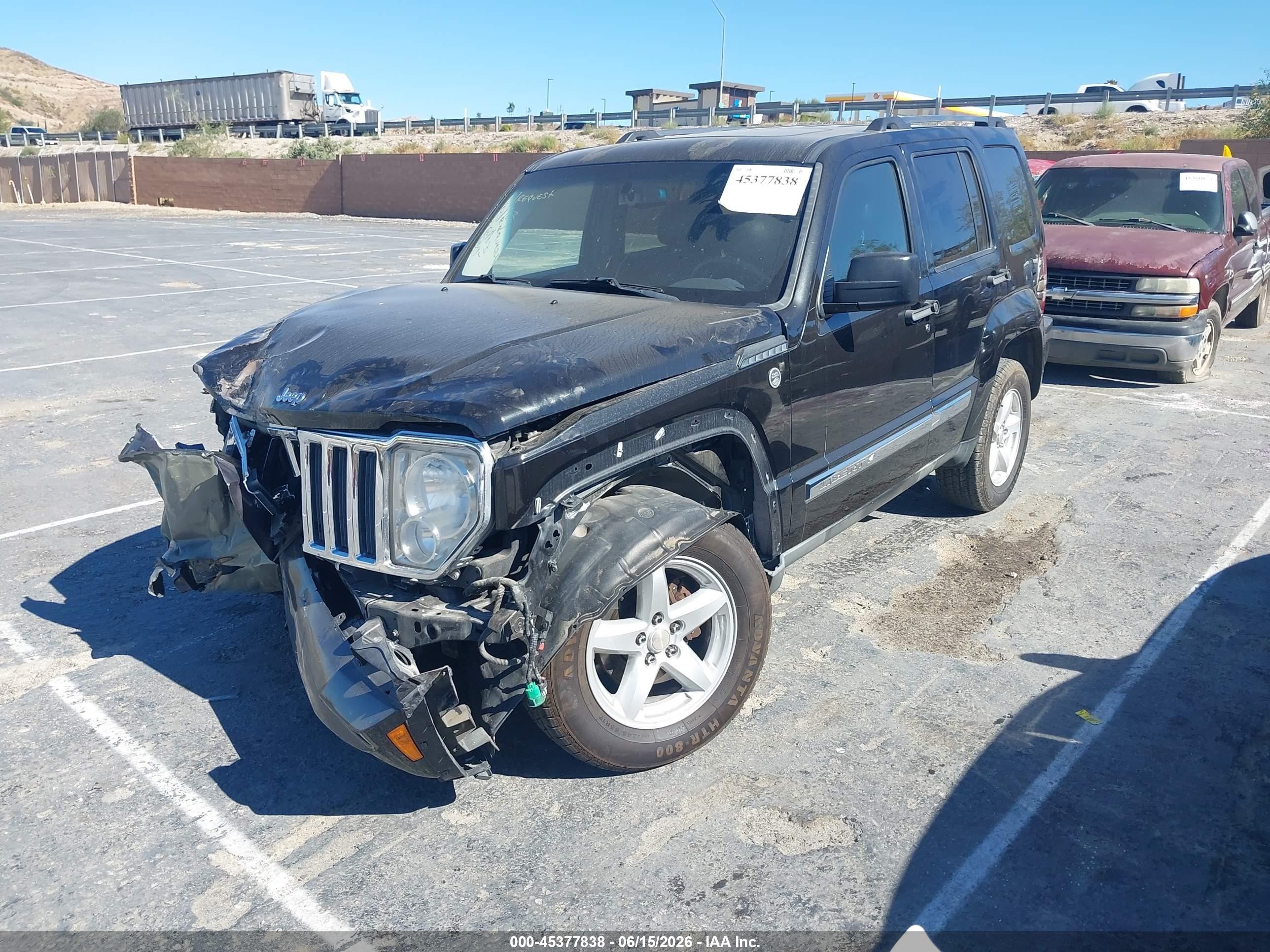 2012 Jeep Liberty Limited Edition Black vin: 1C4PJMCK7CW120878