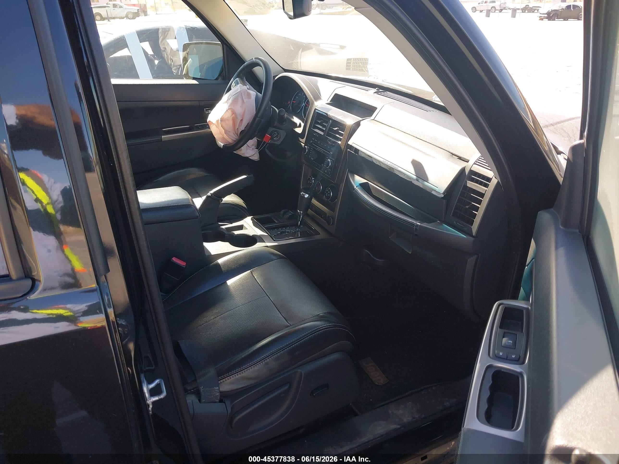 2012 Jeep Liberty Limited Edition Black vin: 1C4PJMCK7CW120878