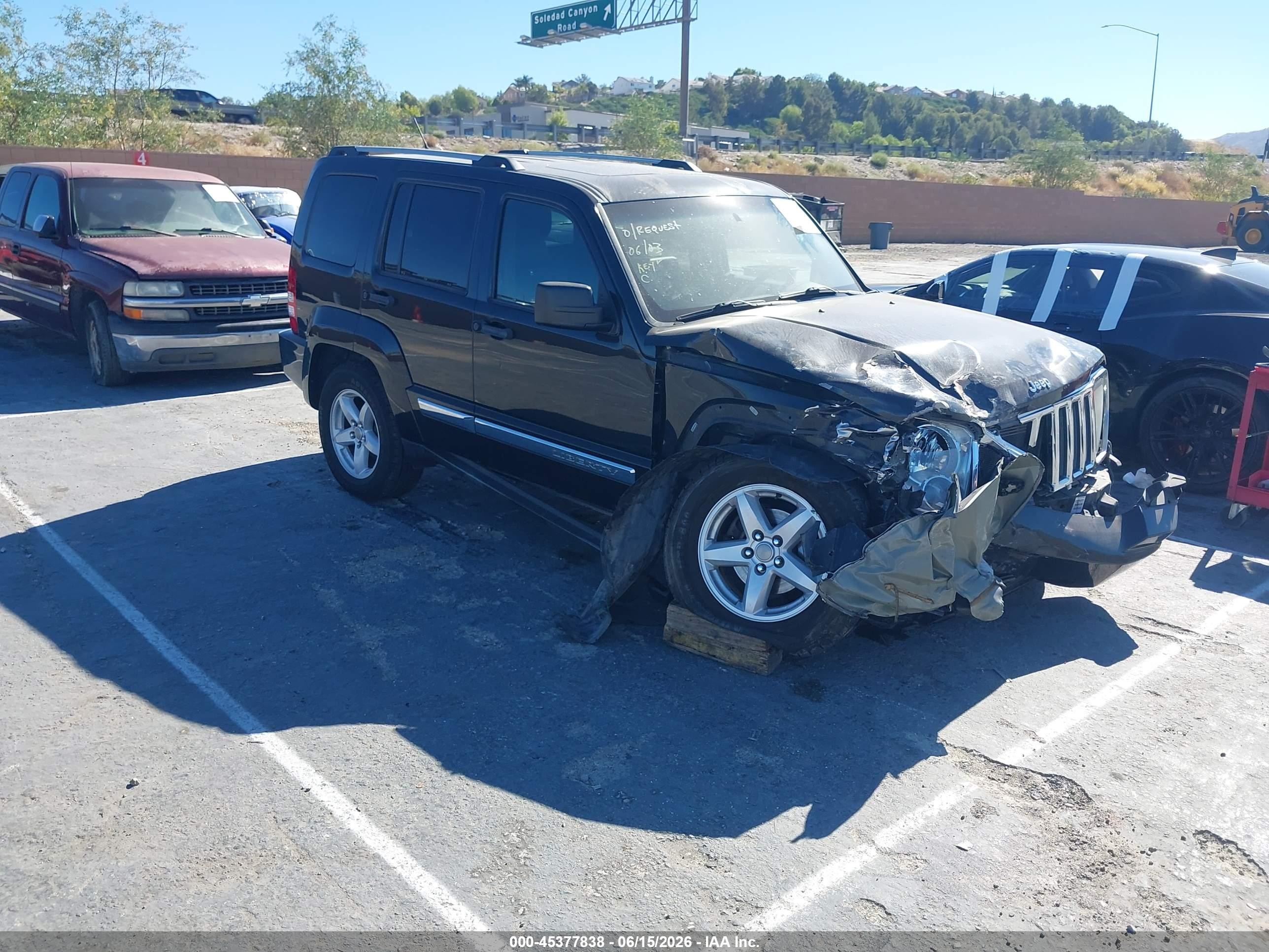 2012 Jeep Liberty Limited Edition Black vin: 1C4PJMCK7CW120878