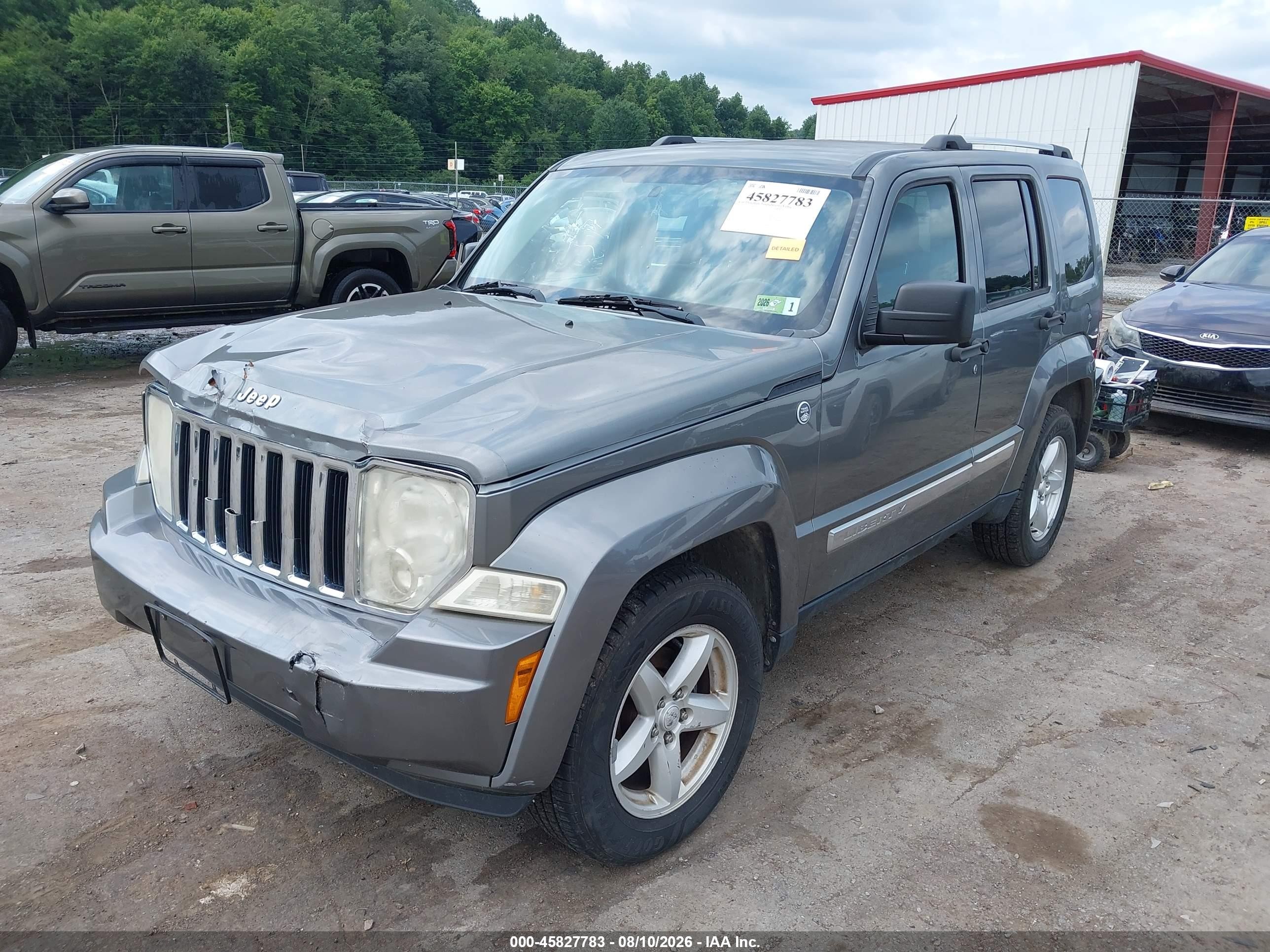 2012 Jeep Liberty Limited Edition Серый vin: 1C4PJMCK7CW152164