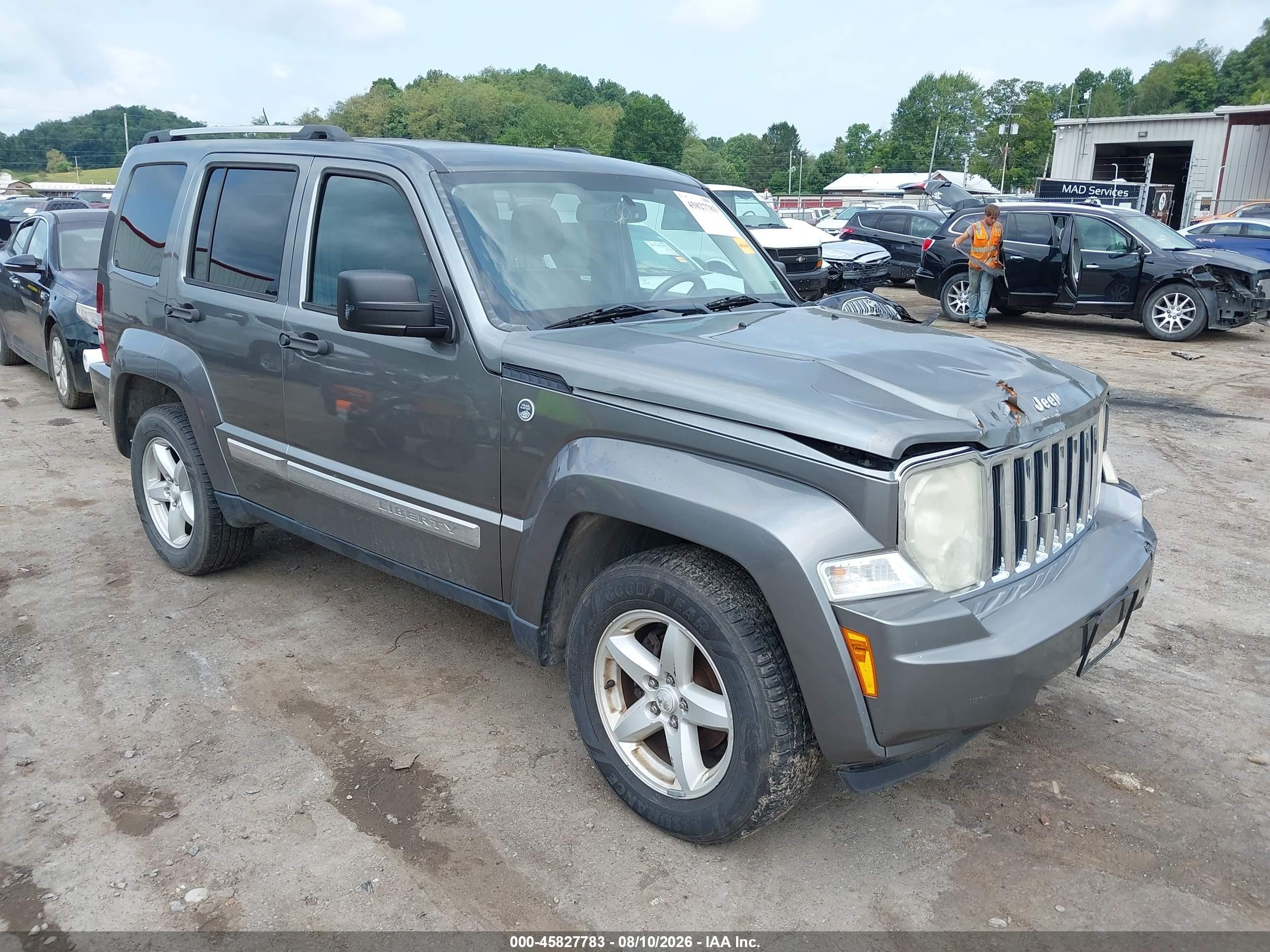 2012 Jeep Liberty Limited Edition Серый vin: 1C4PJMCK7CW152164
