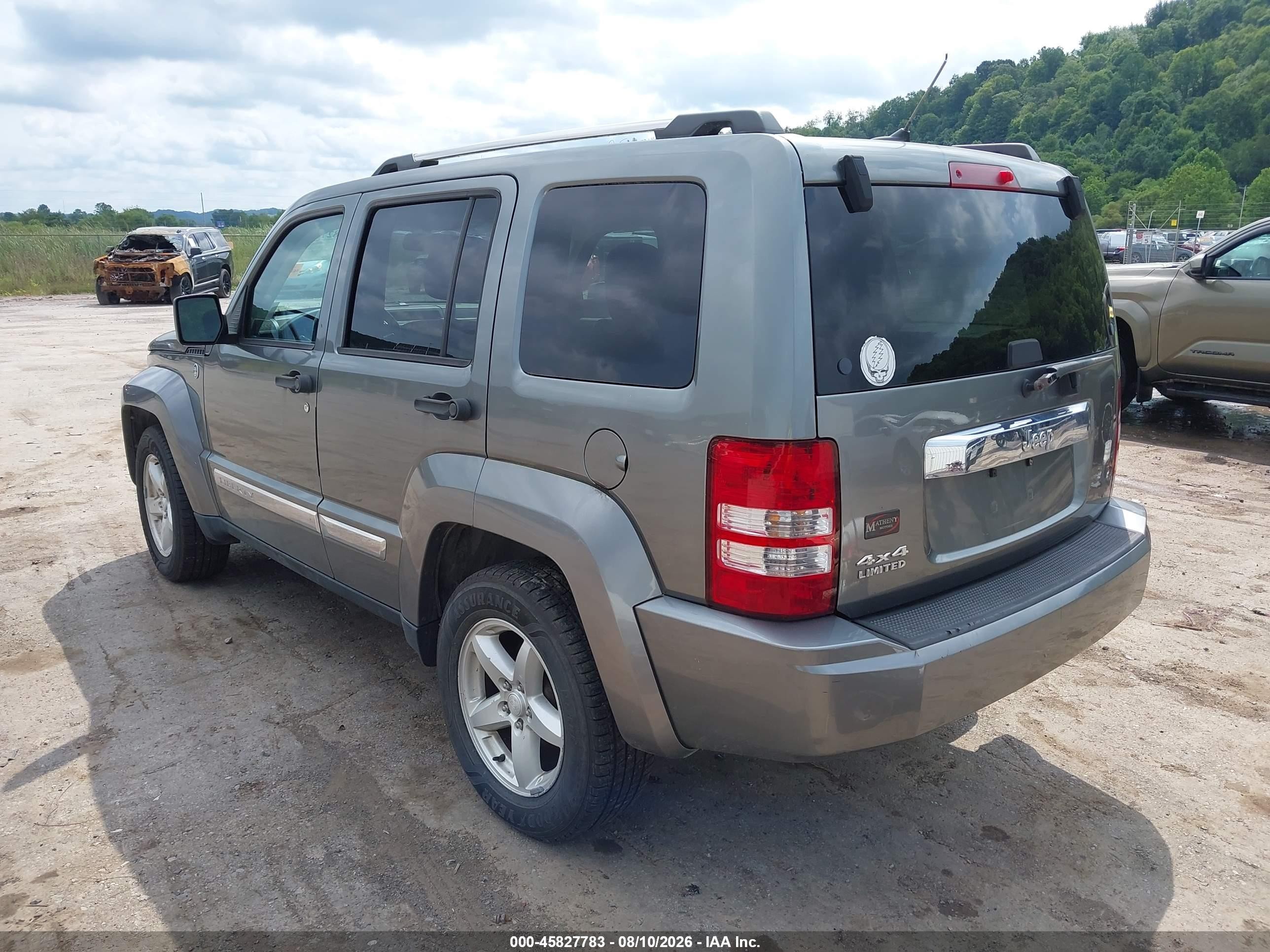 2012 Jeep Liberty Limited Edition Серый vin: 1C4PJMCK7CW152164
