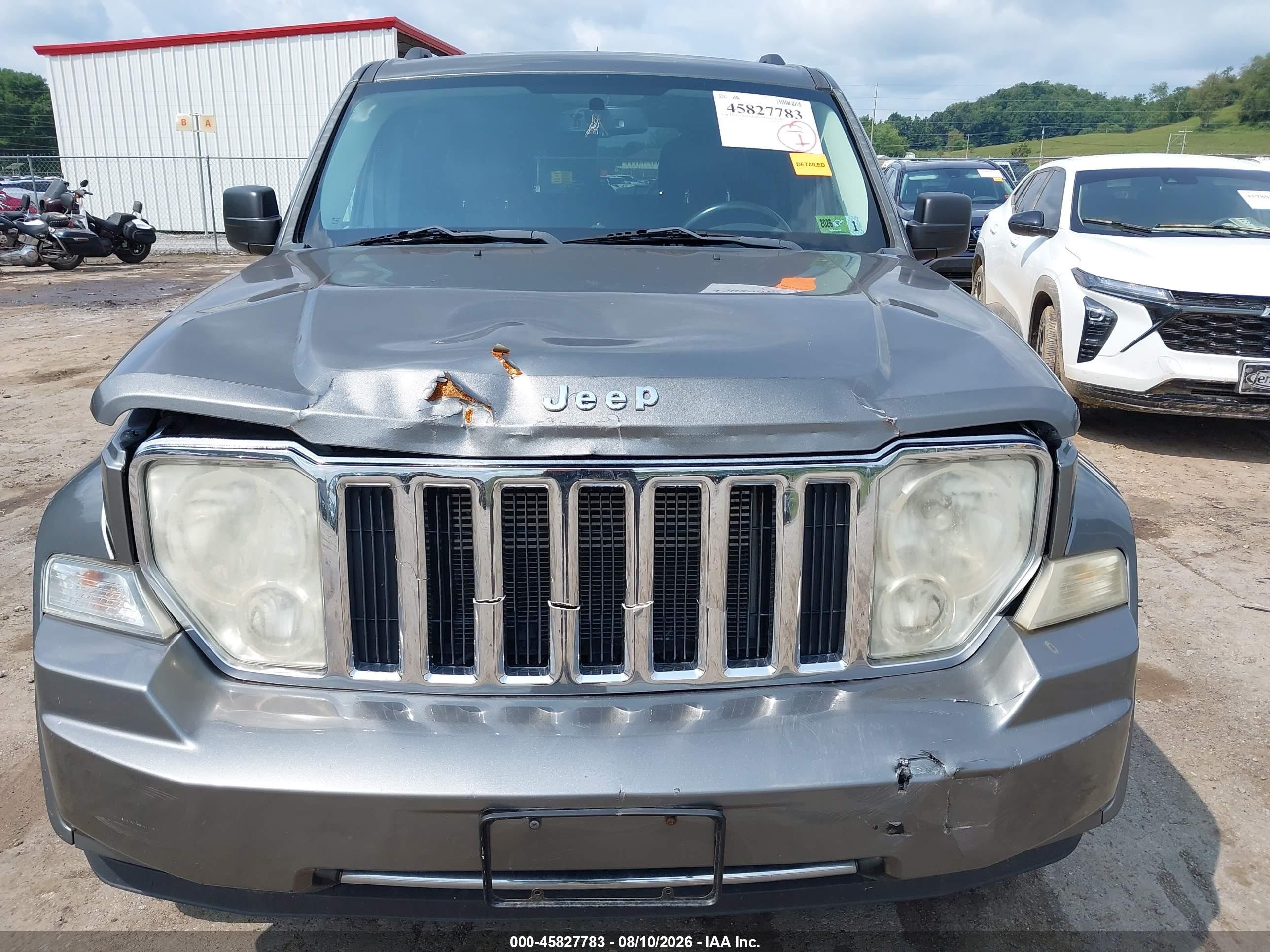 2012 Jeep Liberty Limited Edition Серый vin: 1C4PJMCK7CW152164