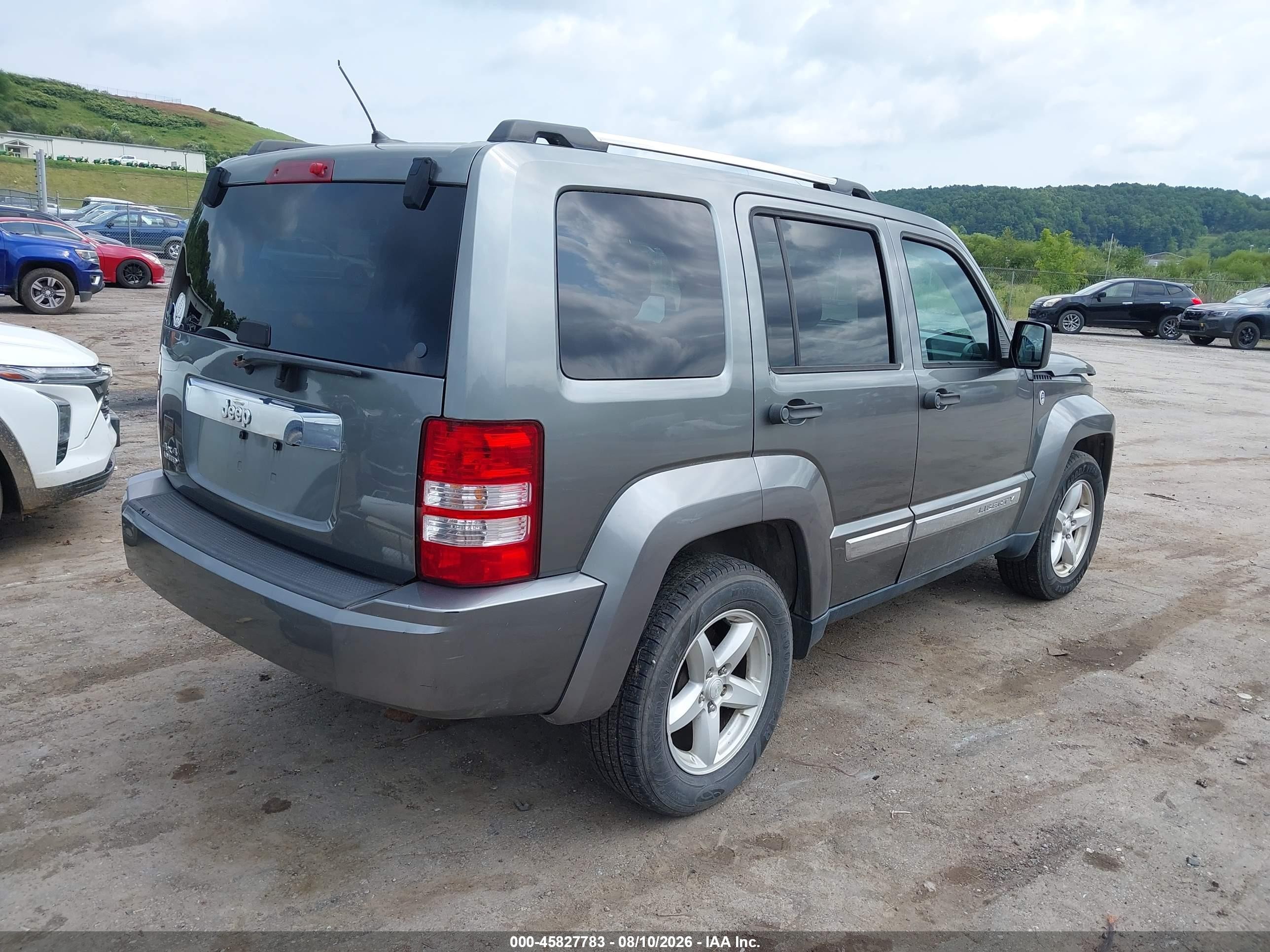 2012 Jeep Liberty Limited Edition Серый vin: 1C4PJMCK7CW152164