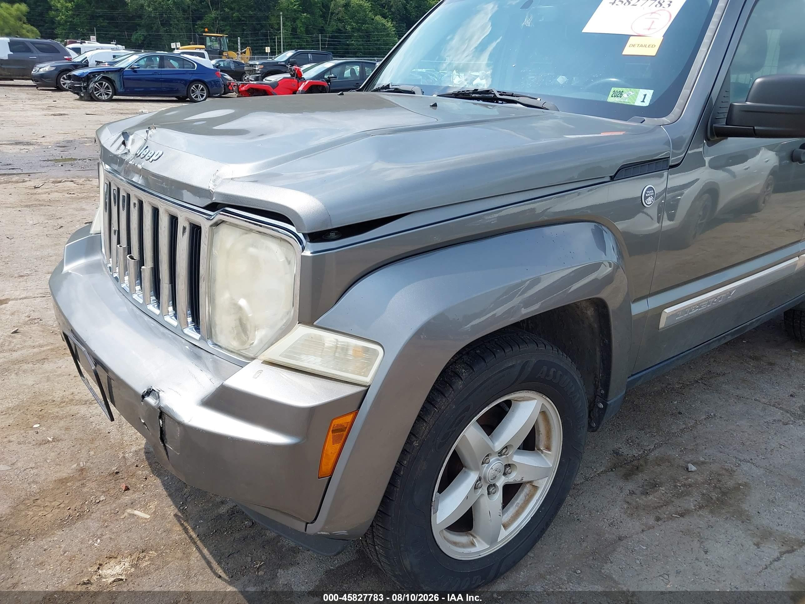 2012 Jeep Liberty Limited Edition Серый vin: 1C4PJMCK7CW152164