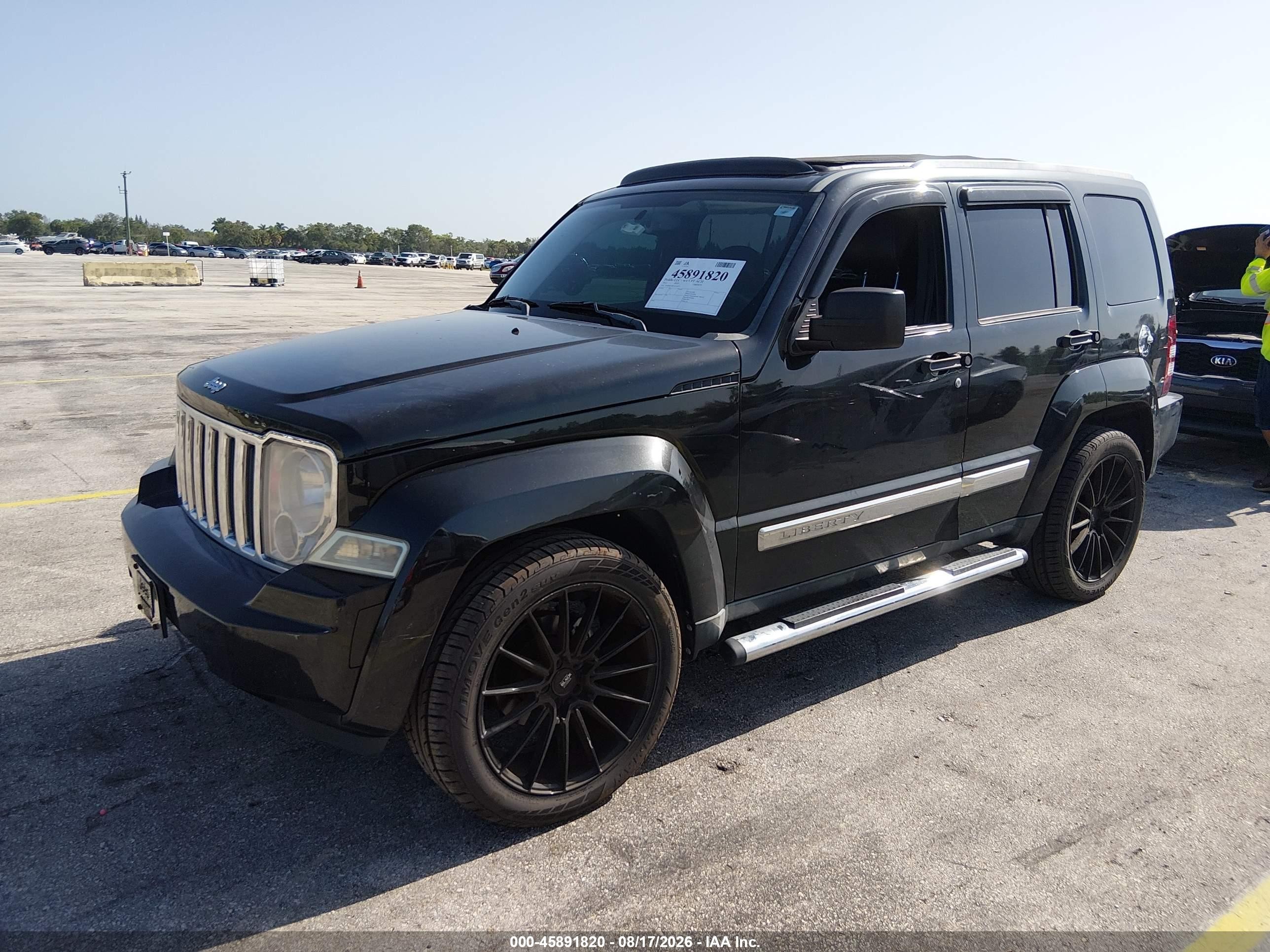 2012 Jeep Liberty Limited Edition Black vin: 1C4PJMCK8CW110571