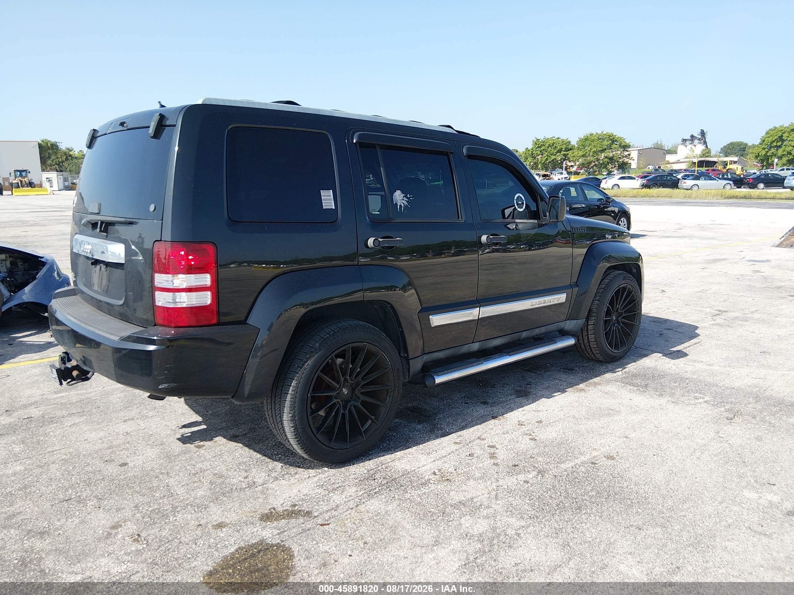 2012 Jeep Liberty Limited Edition Black vin: 1C4PJMCK8CW110571