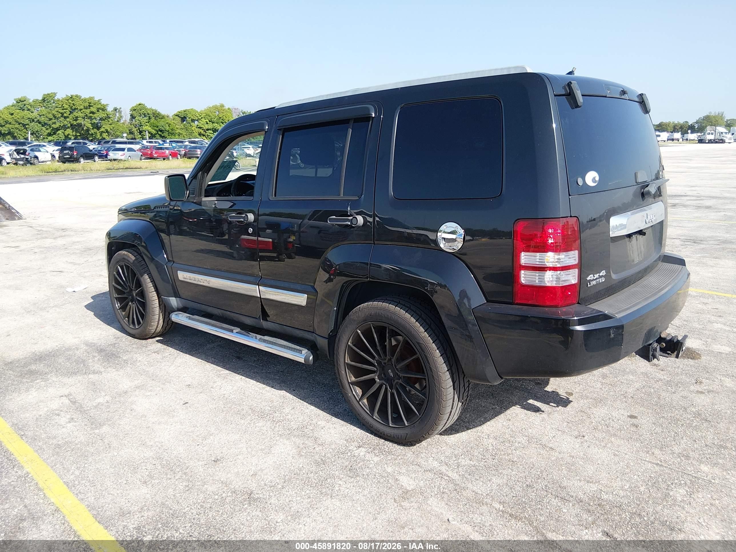 2012 Jeep Liberty Limited Edition Black vin: 1C4PJMCK8CW110571