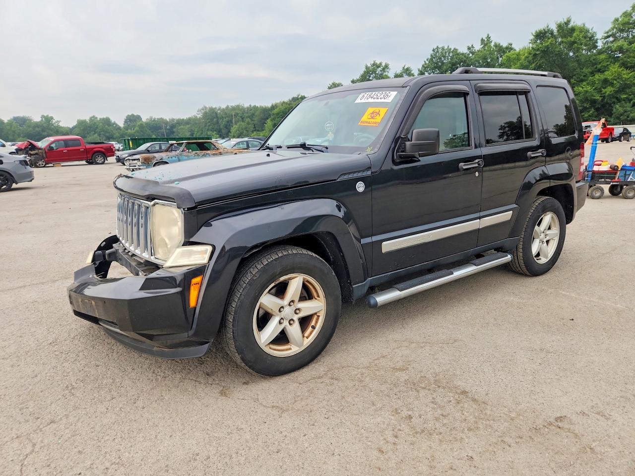 2012 Jeep Liberty Limited Black vin: 1C4PJMCK9CW152263