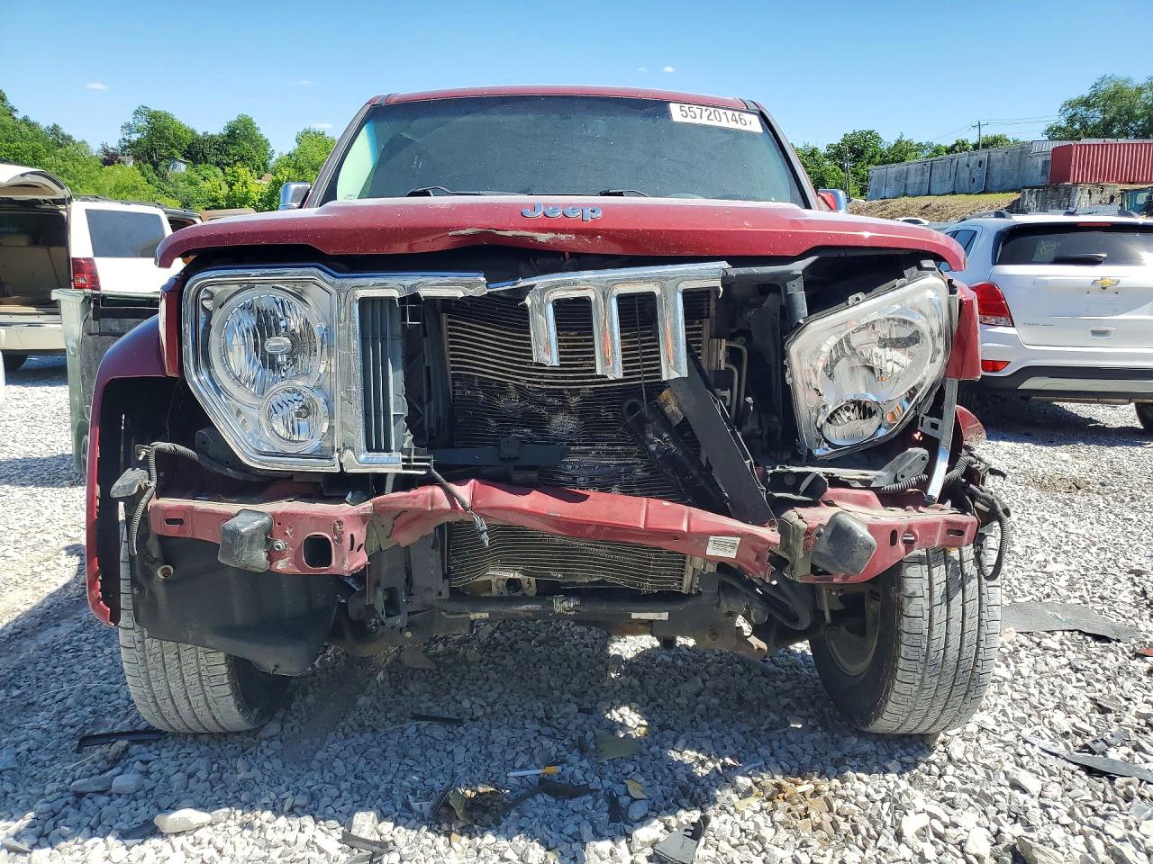 2012 Jeep Liberty Limited Red vin: 1C4PJMCKXCW123287