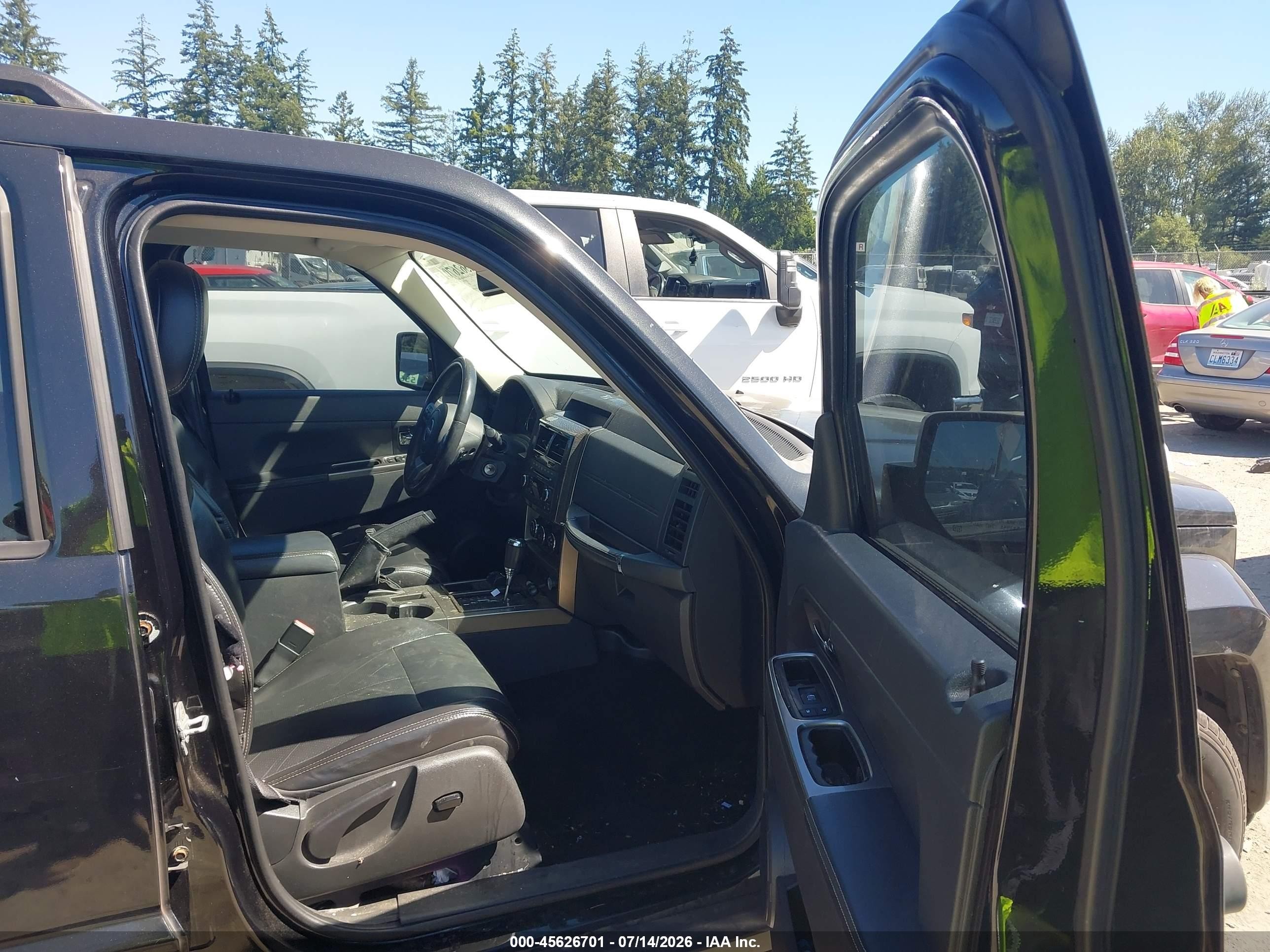 2012 Jeep Liberty Limited Edition Black vin: 1C4PJMCKXCW160677