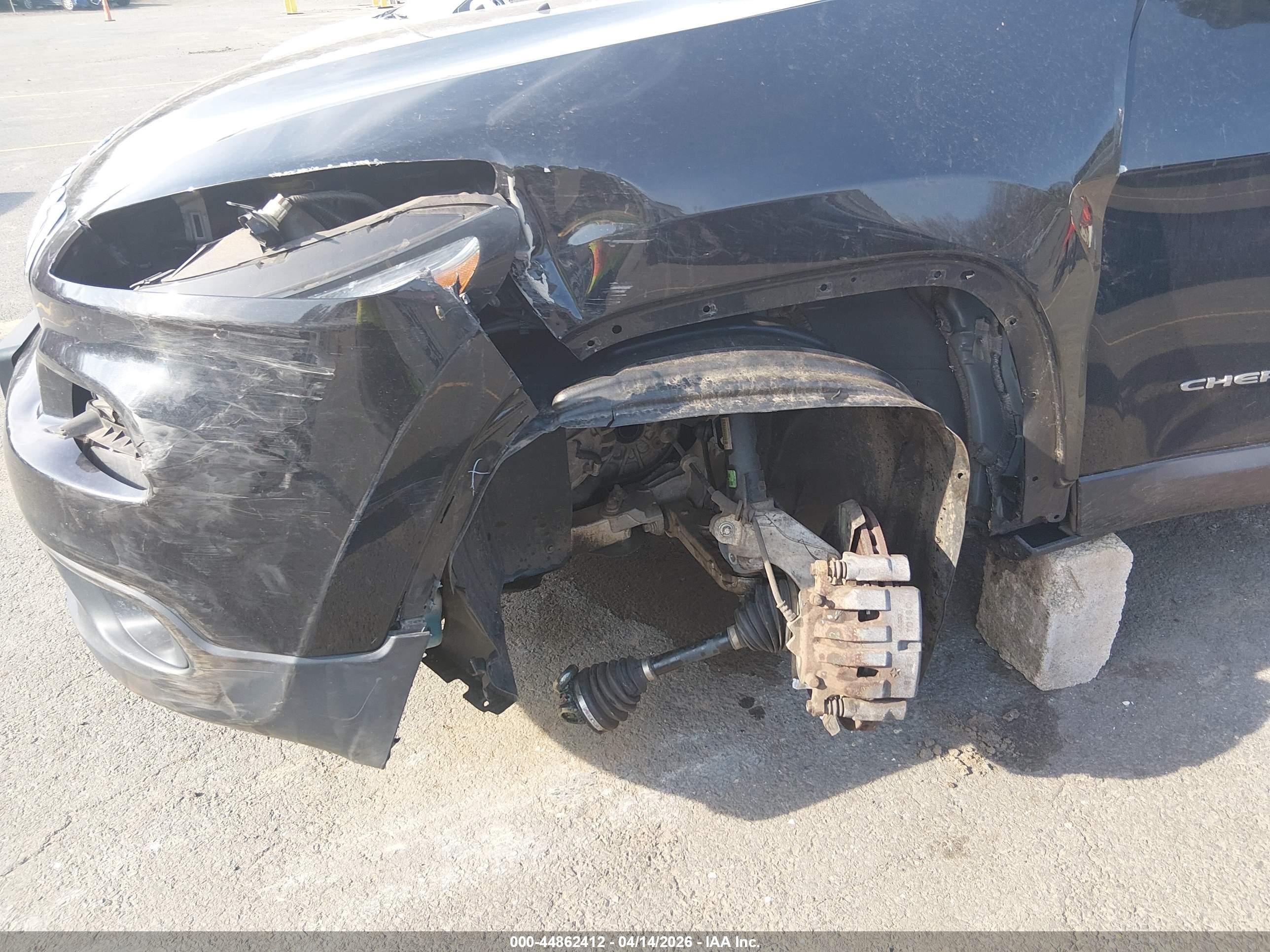 2014 Jeep Cherokee Latitude Черный vin: 1C4PJMCS0EW248463