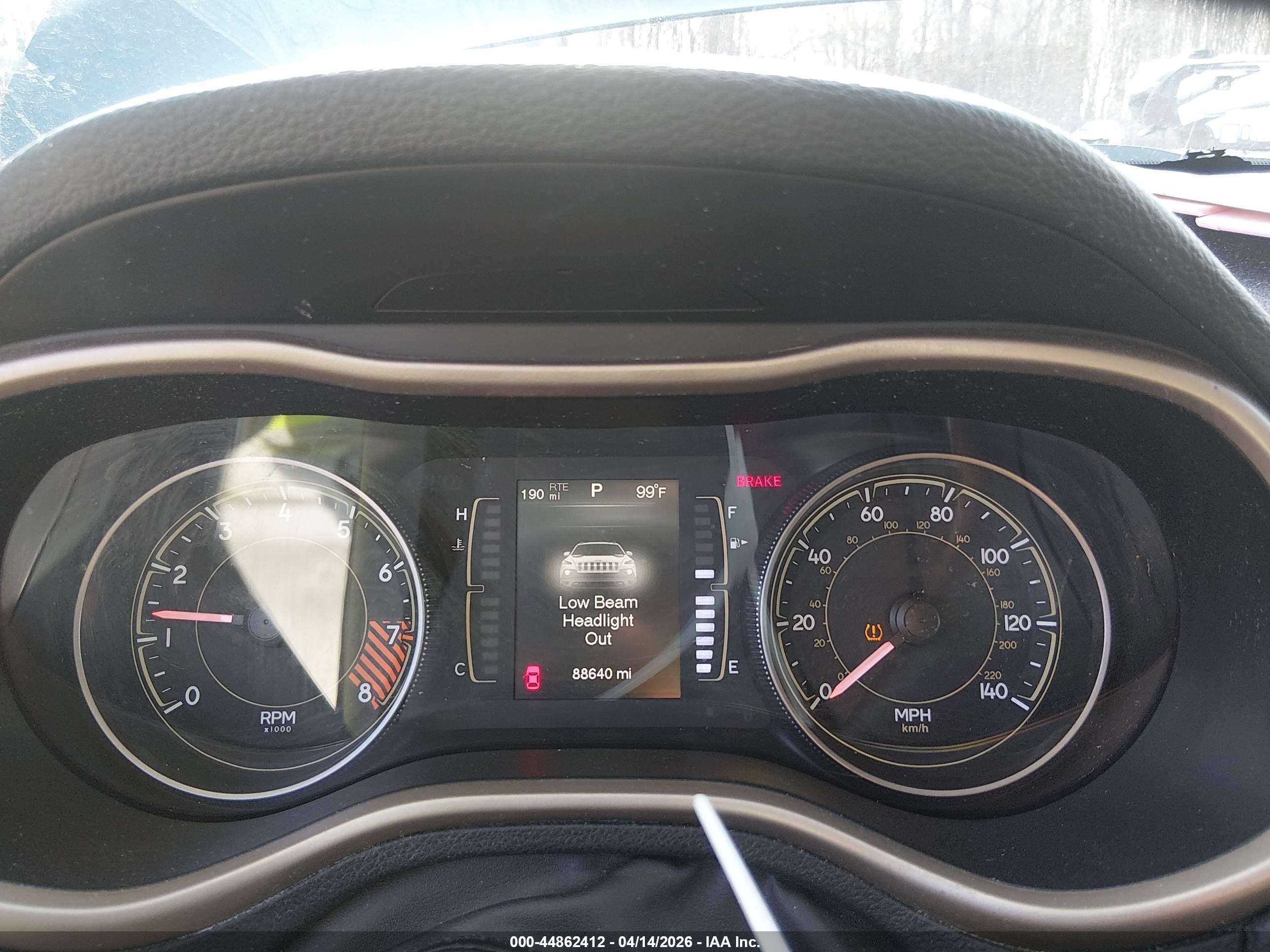 2014 Jeep Cherokee Latitude Черный vin: 1C4PJMCS0EW248463