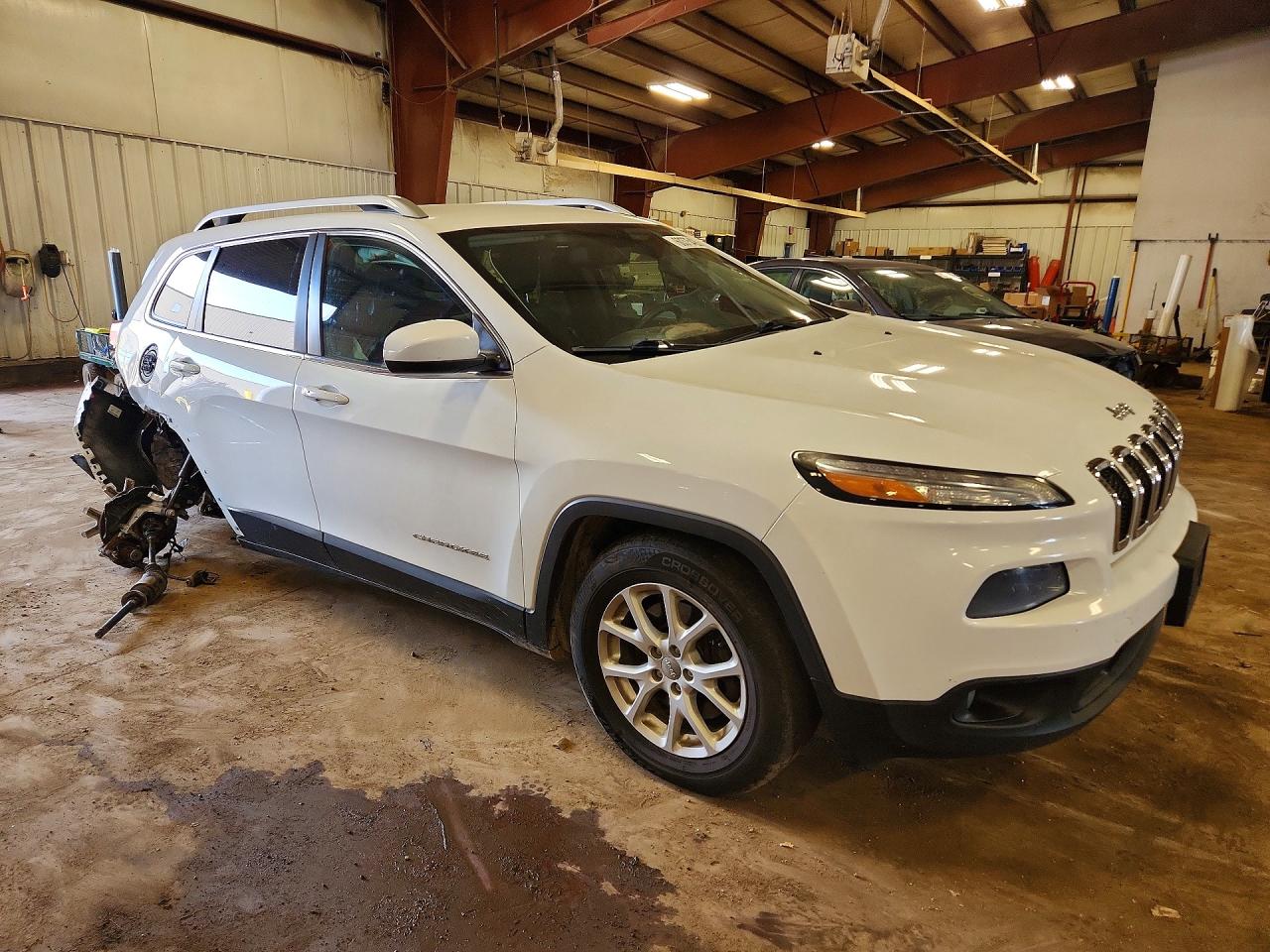 2014 Jeep Cherokee Latitude Белый vin: 1C4PJMCS0EW249905