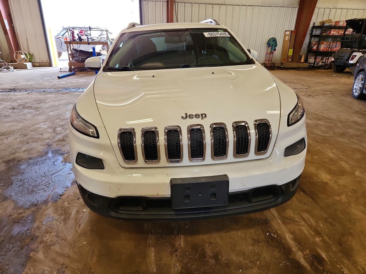 2014 Jeep Cherokee Latitude Белый vin: 1C4PJMCS0EW249905
