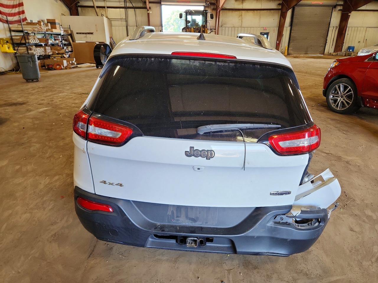 2014 Jeep Cherokee Latitude Белый vin: 1C4PJMCS0EW249905
