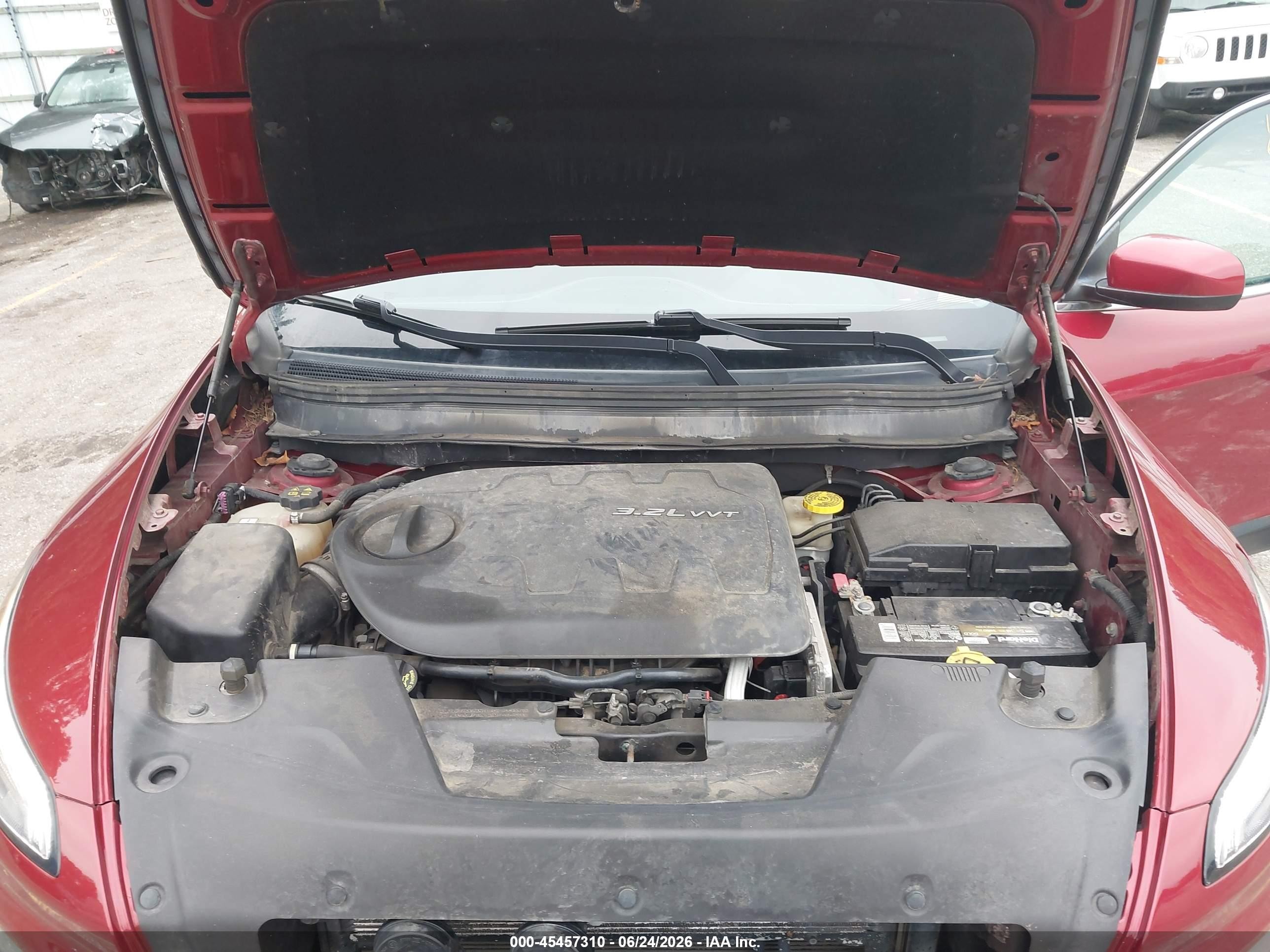 2014 Jeep Cherokee Latitude Красный vin: 1C4PJMCS0EW281379