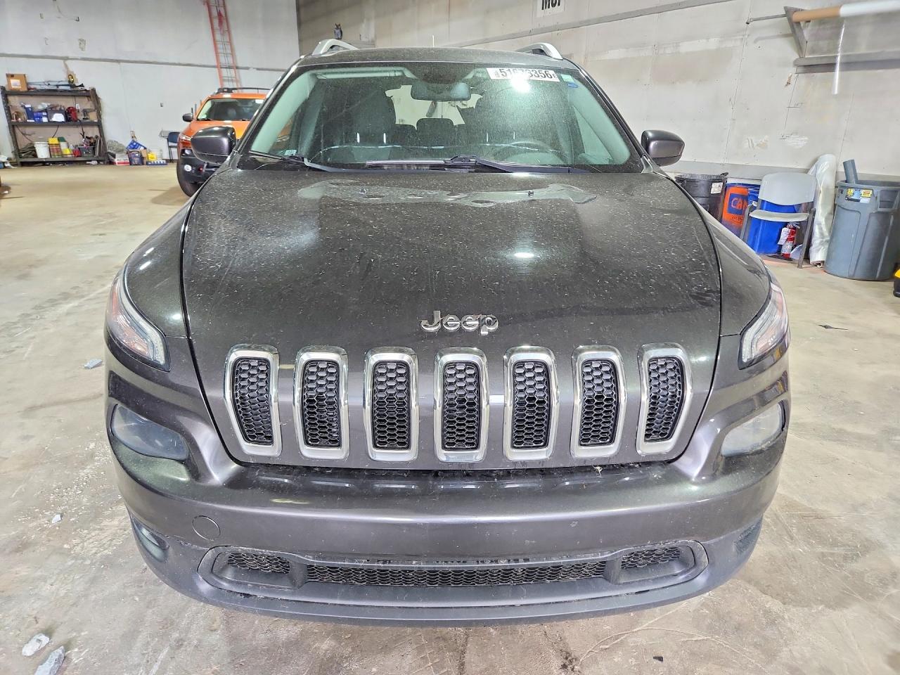 2014 Jeep Cherokee Latitude Gray vin: 1C4PJMCS0EW304885