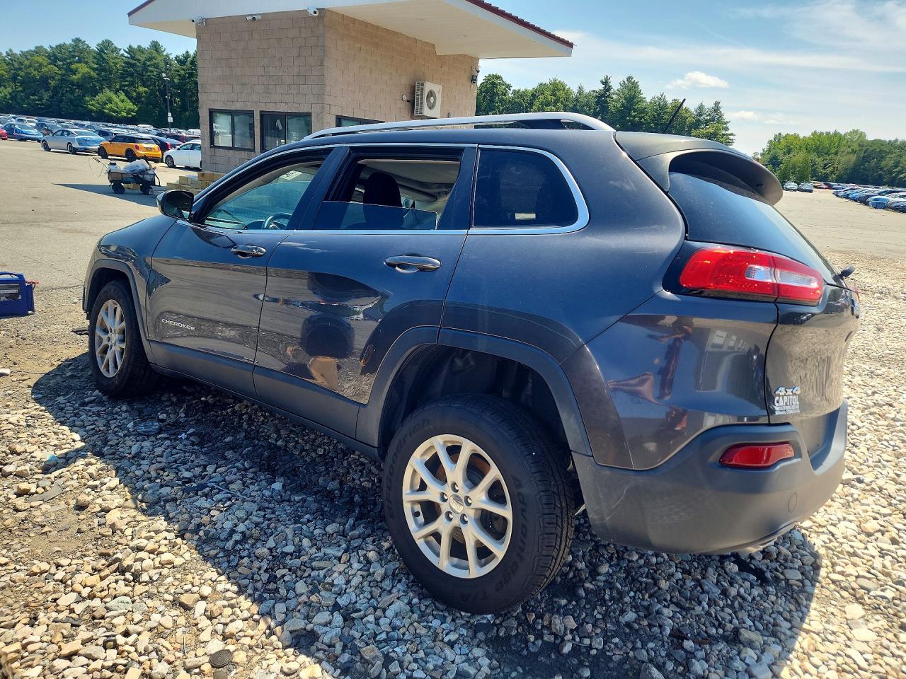 2014 Jeep Cherokee Latitude Gray vin: 1C4PJMCS0EW321895