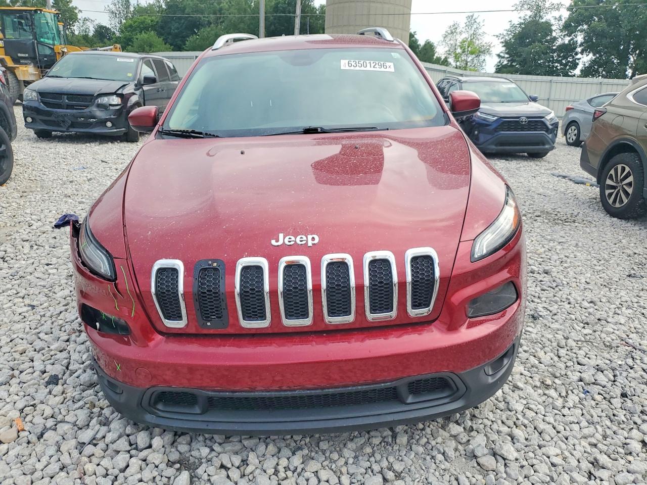 2015 Jeep Cherokee Latitude Бордовый vin: 1C4PJMCS0FW509902