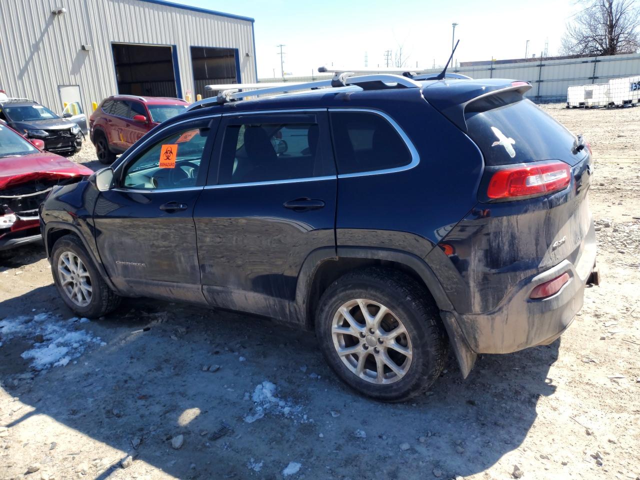 2015 Jeep Cherokee Latitude Blue vin: 1C4PJMCS0FW552250