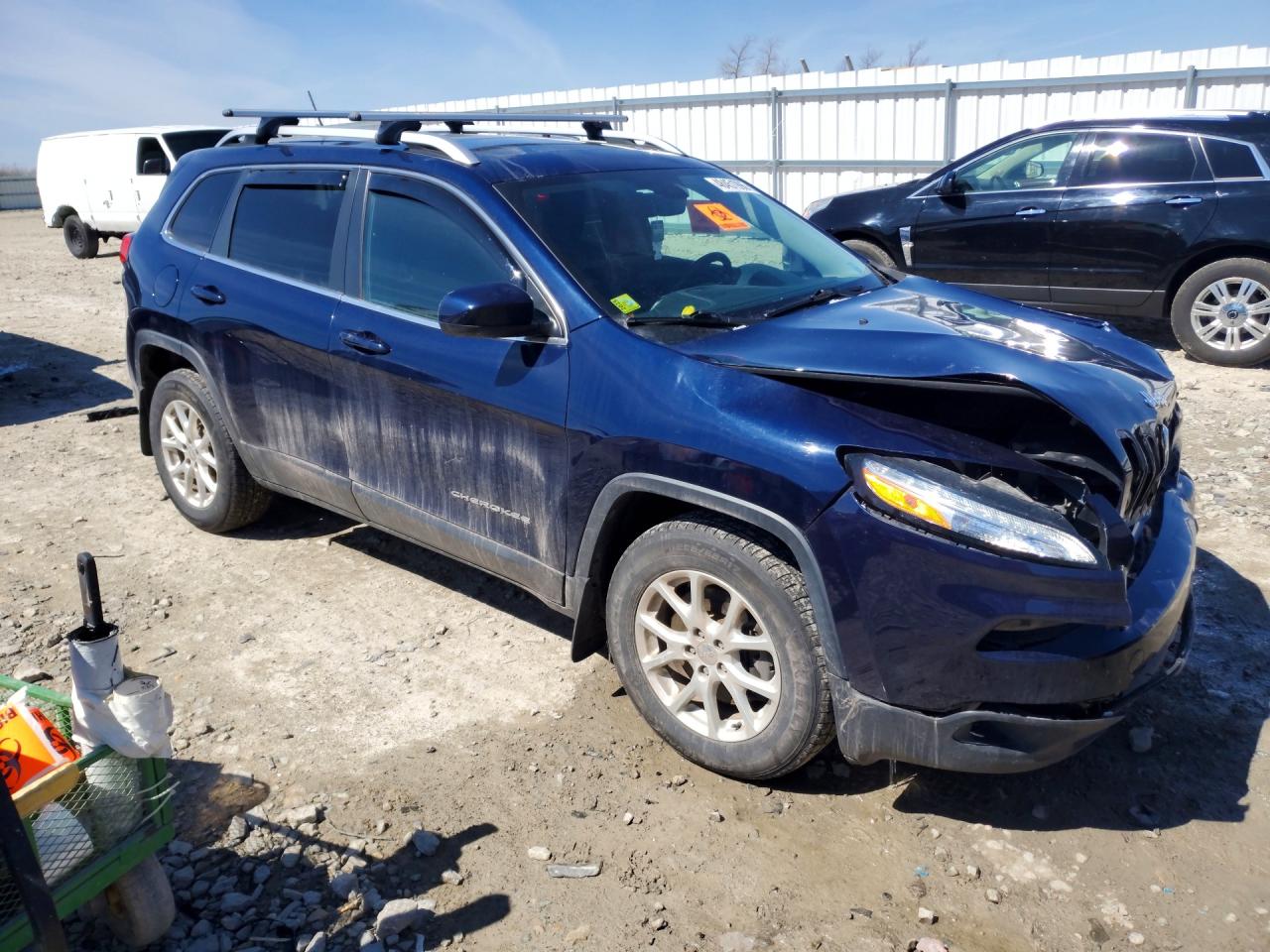 2015 Jeep Cherokee Latitude Blue vin: 1C4PJMCS0FW552250