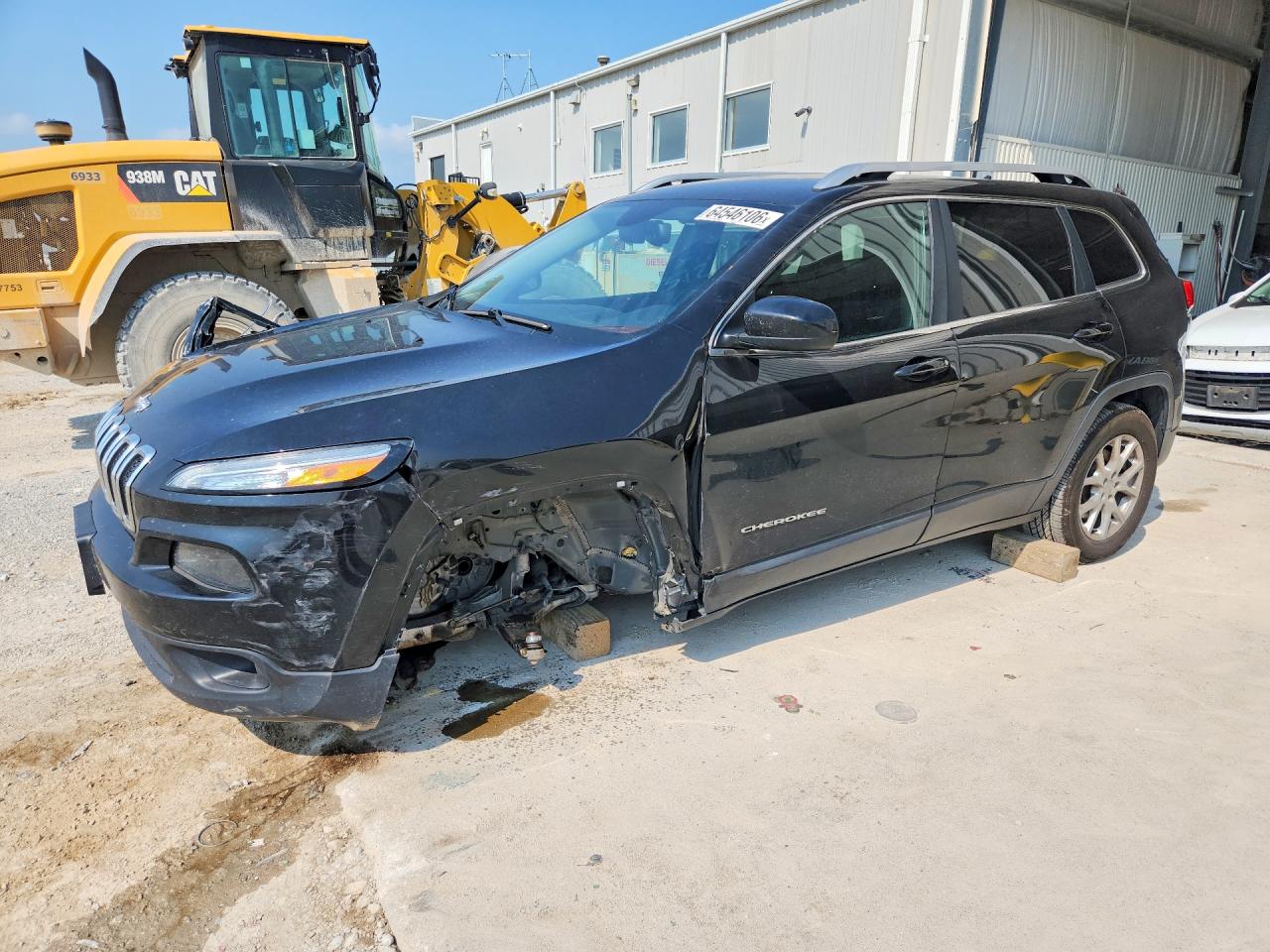2015 Jeep Cherokee Latitude Черный vin: 1C4PJMCS0FW650985