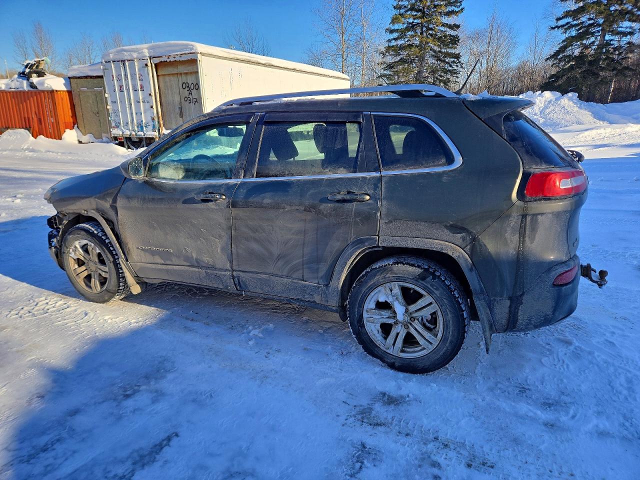 2015 Jeep Cherokee Latitude Charcoal vin: 1C4PJMCS0FW783486