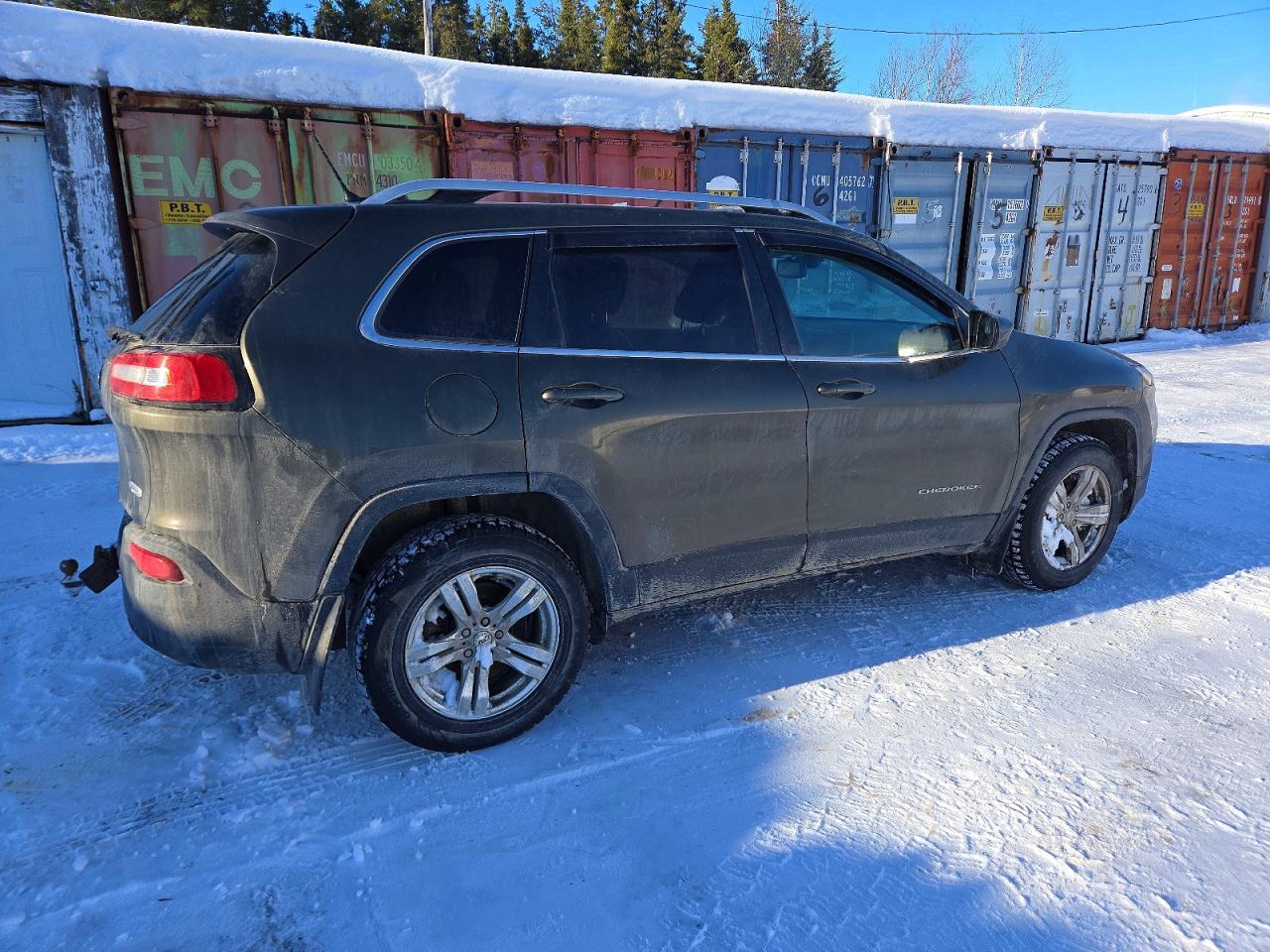 2015 Jeep Cherokee Latitude Charcoal vin: 1C4PJMCS0FW783486