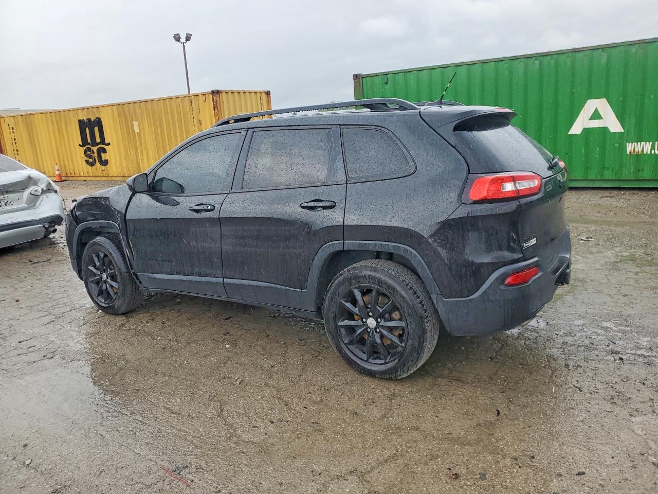2014 Jeep Cherokee Latitude Black vin: 1C4PJMCS1EW297848