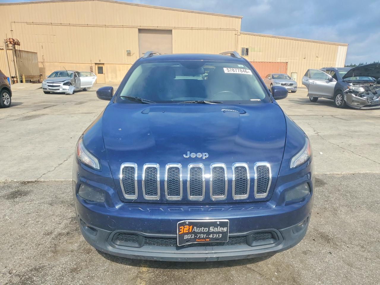 2014 Jeep Cherokee Latitude Blue vin: 1C4PJMCS1EW321890
