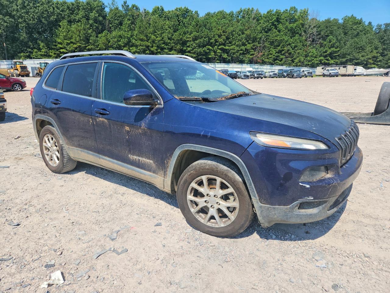 2015 Jeep Cherokee Latitude Blue vin: 1C4PJMCS1FW610608