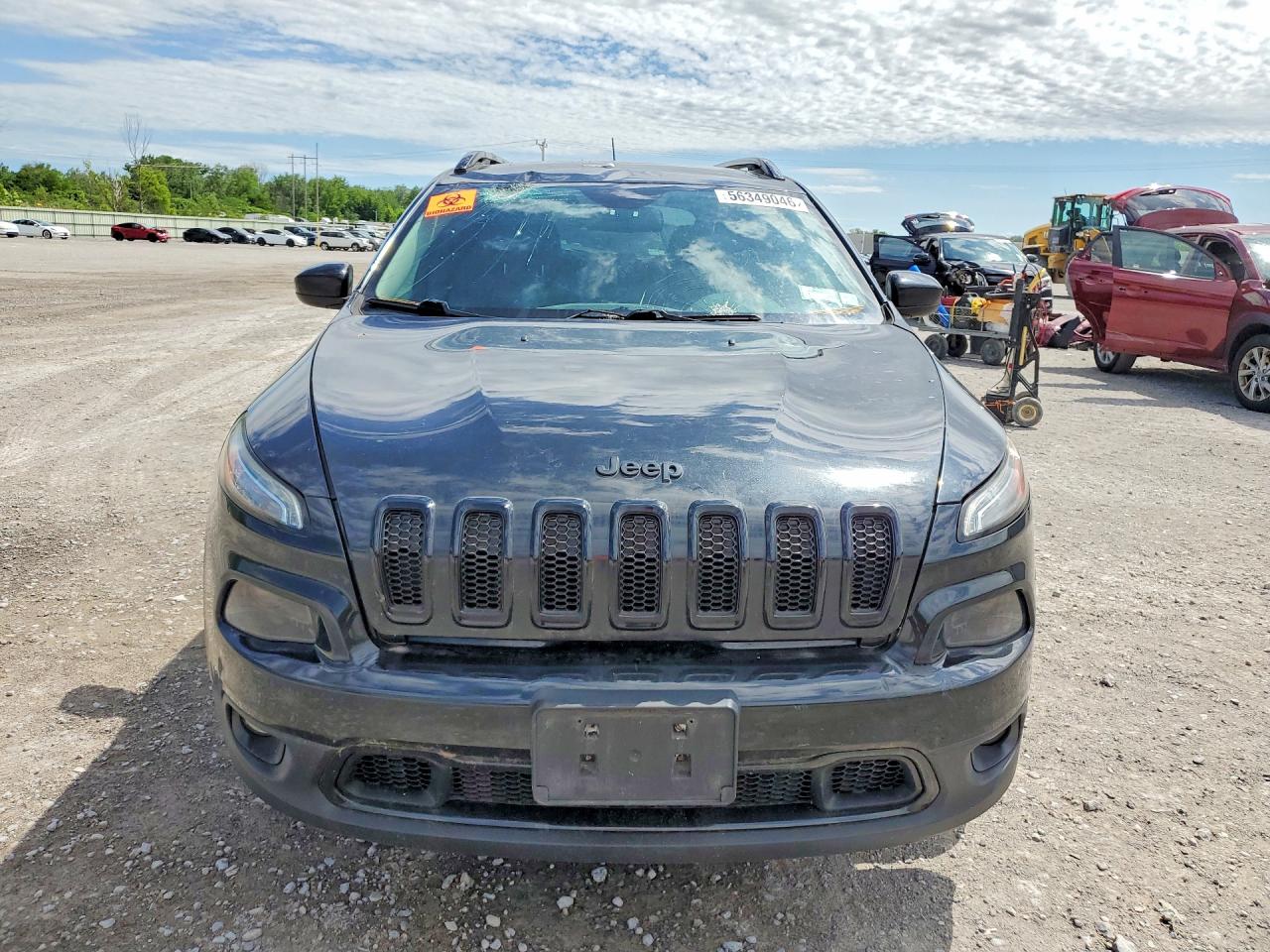 2015 Jeep Cherokee Latitude Black vin: 1C4PJMCS1FW750030