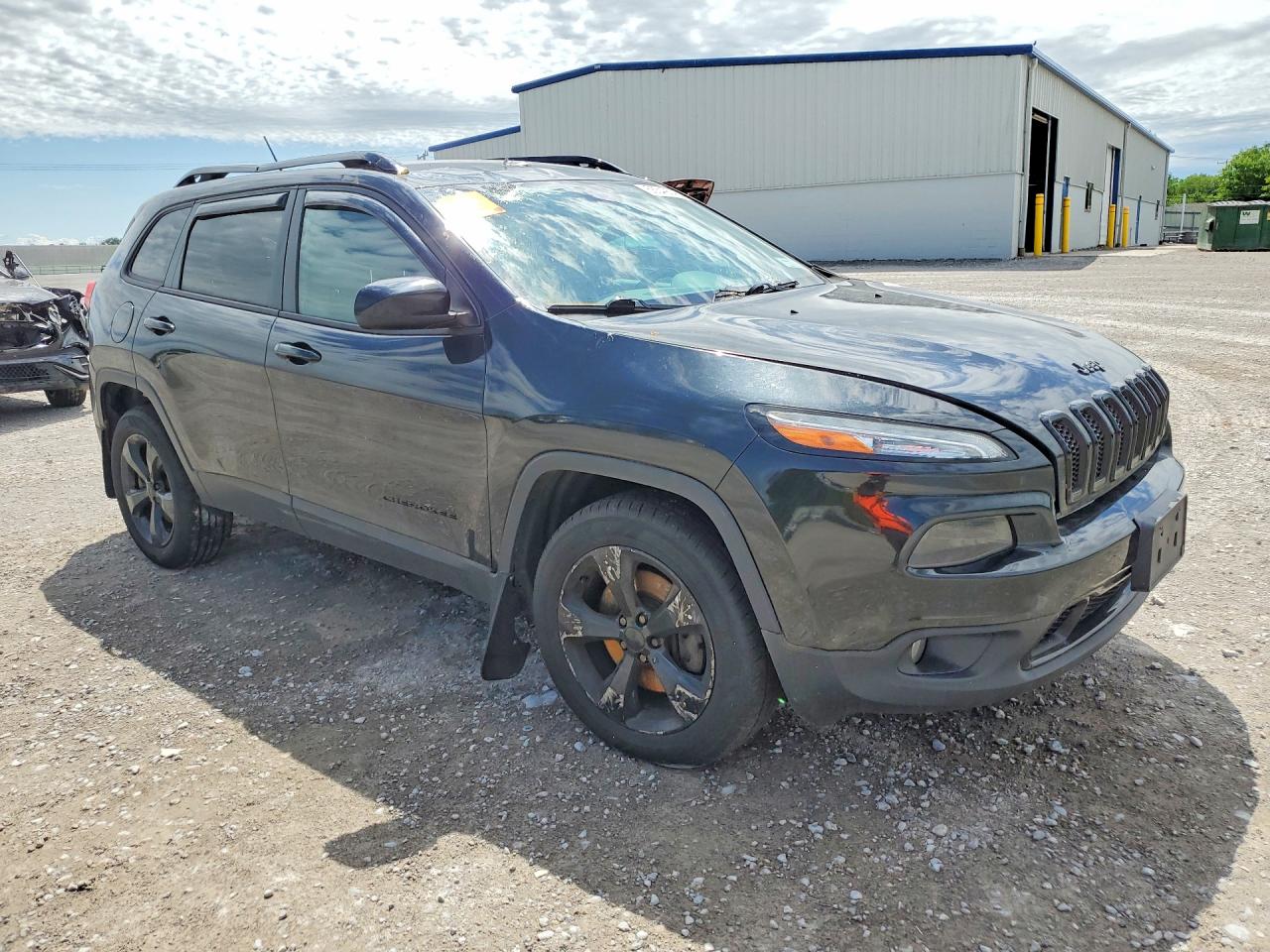 2015 Jeep Cherokee Latitude Black vin: 1C4PJMCS1FW750030