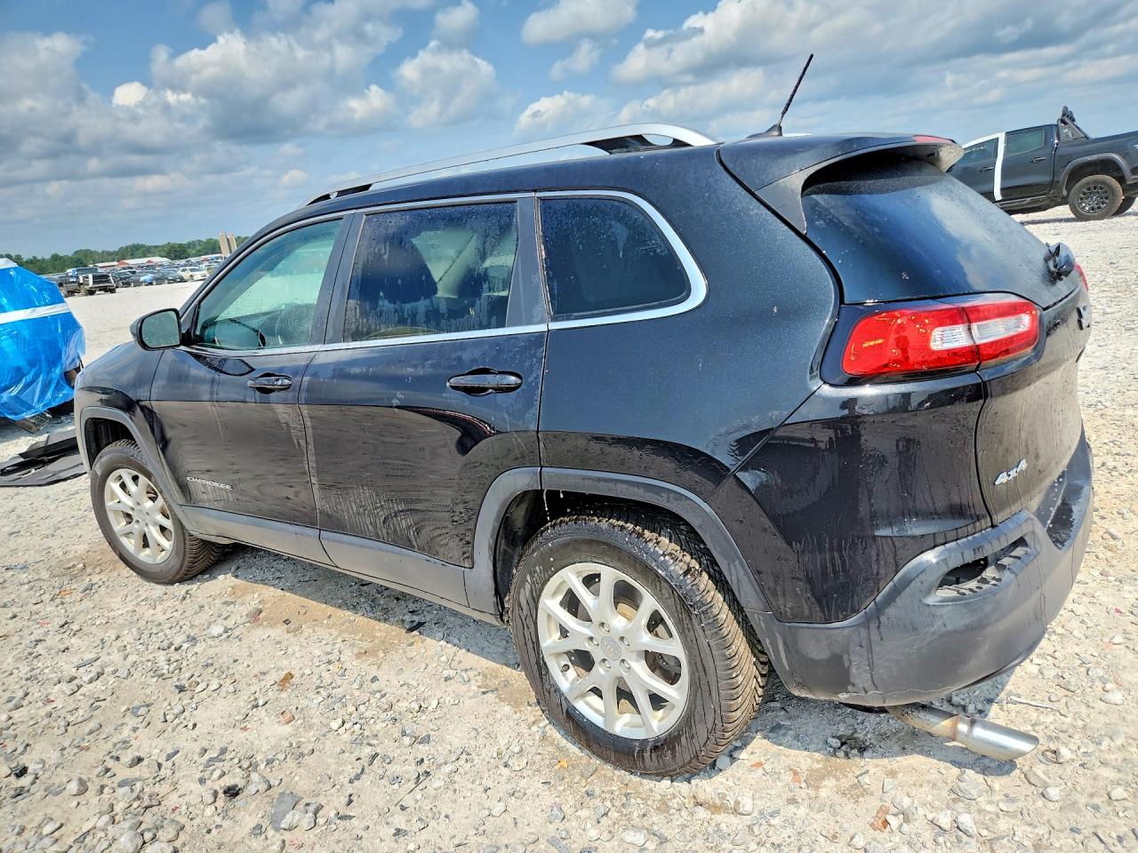 2014 Jeep Cherokee Latitude Black vin: 1C4PJMCS2EW150115