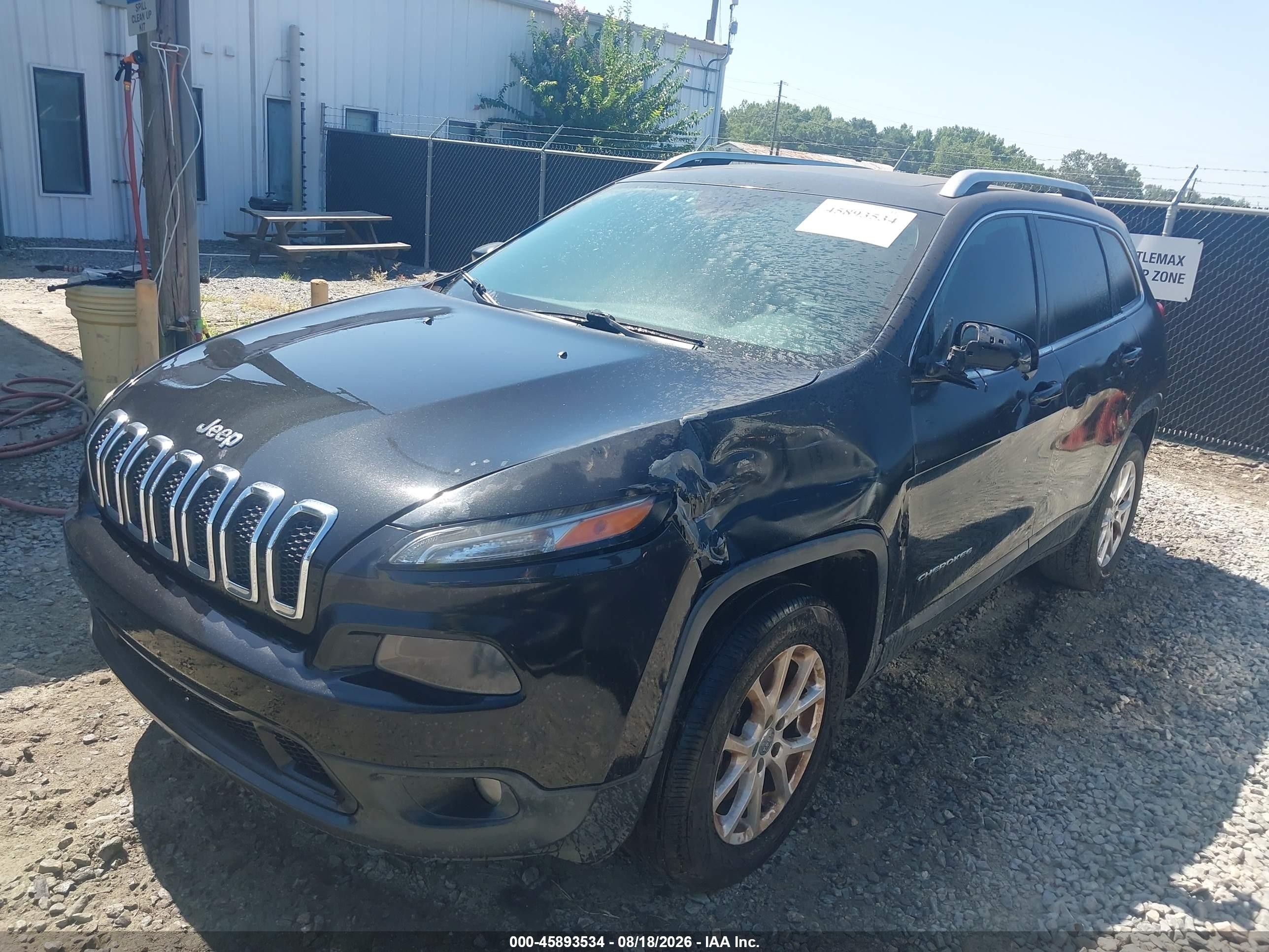 2014 Jeep Cherokee Latitude Black vin: 1C4PJMCS2EW190680