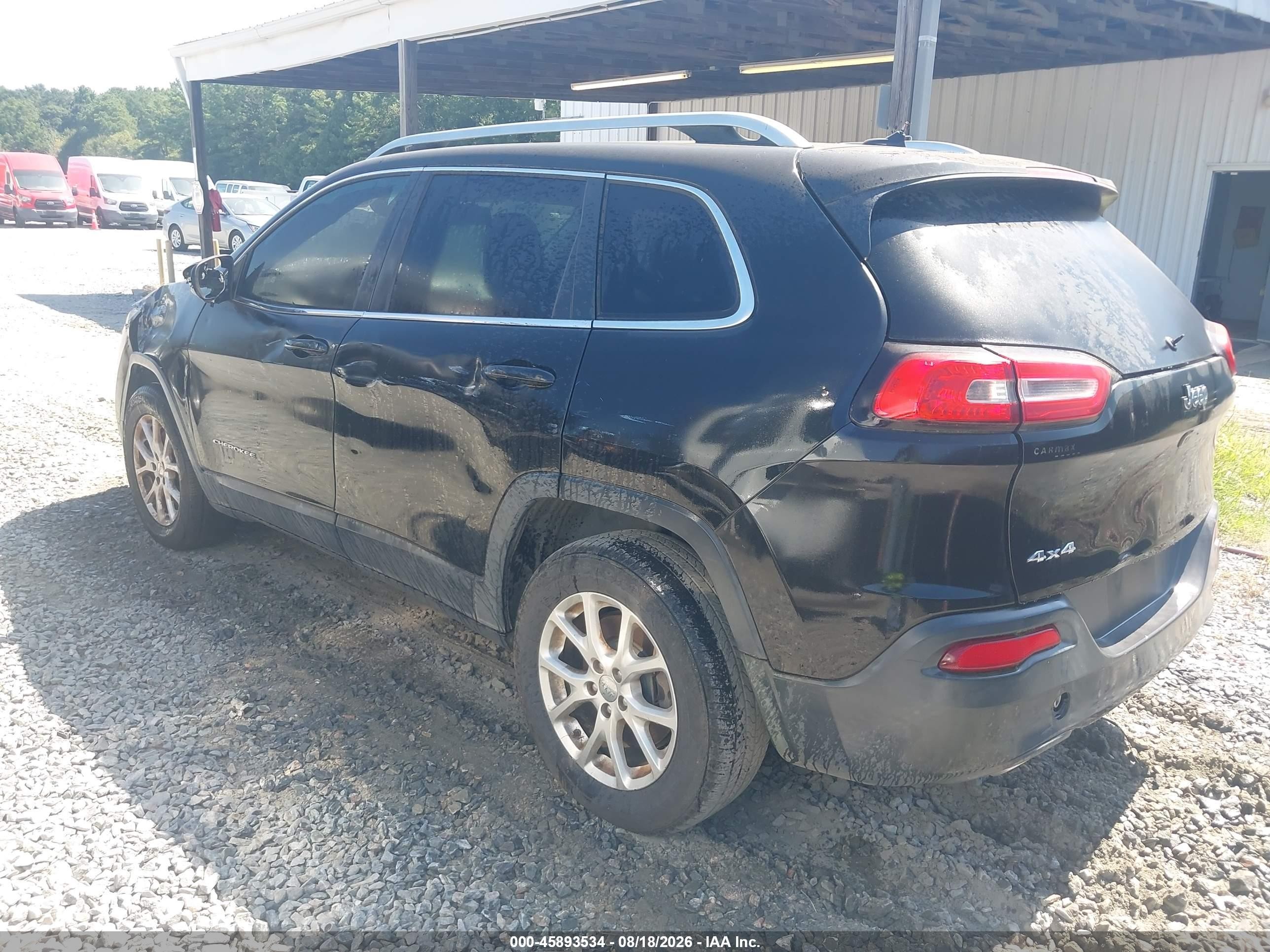 2014 Jeep Cherokee Latitude Black vin: 1C4PJMCS2EW190680
