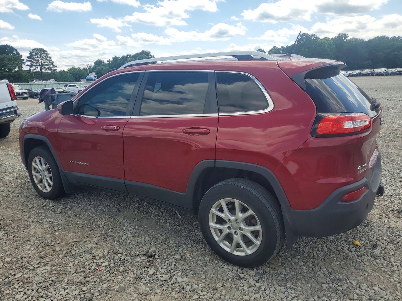 2014 Jeep Cherokee Latitude Red vin: 1C4PJMCS2EW219109
