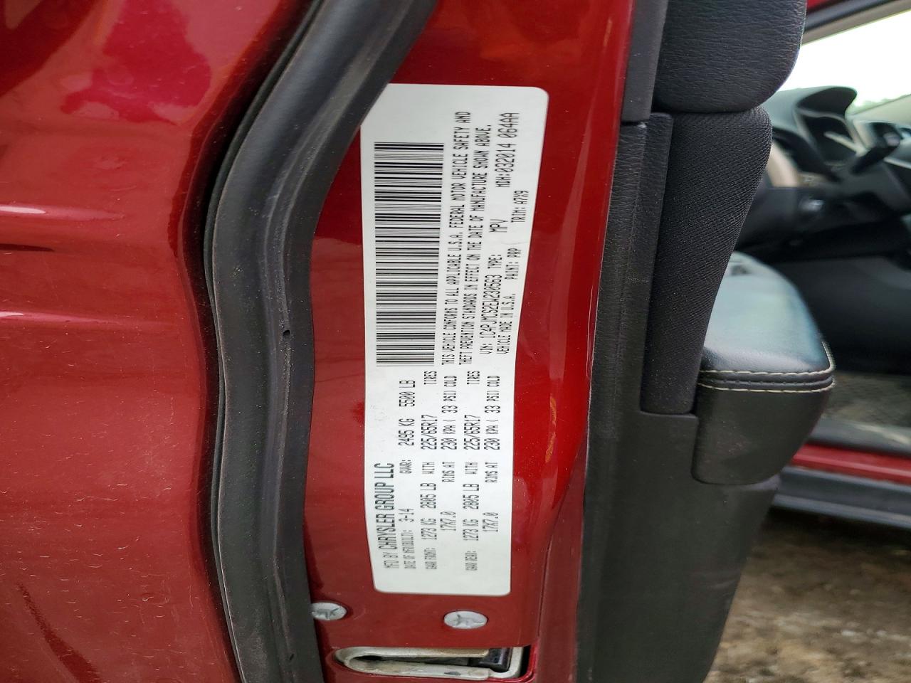 2014 Jeep Cherokee Latitude Red vin: 1C4PJMCS2EW230563
