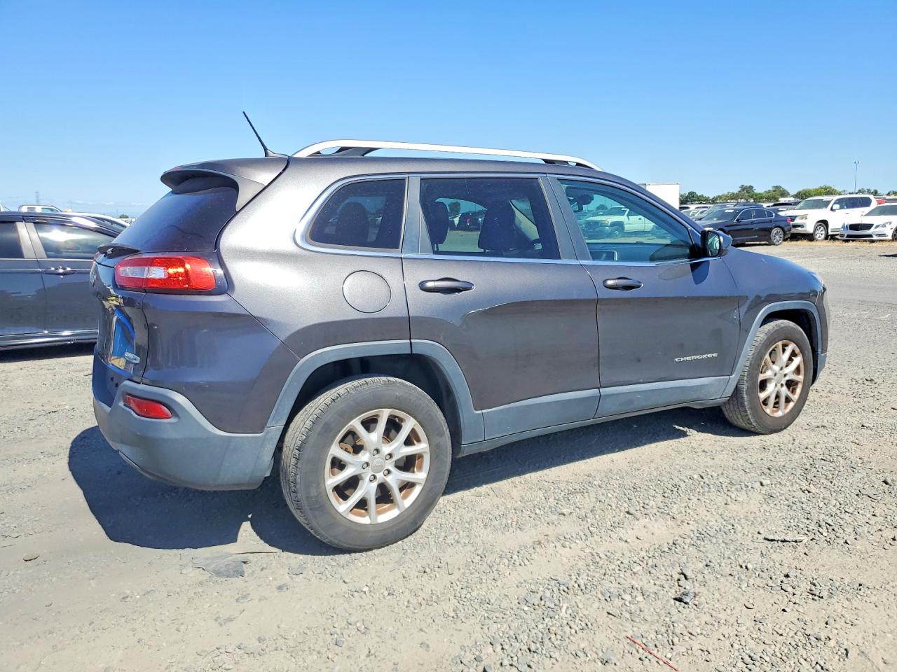 2014 Jeep Cherokee Latitude Серый vin: 1C4PJMCS2EW297017