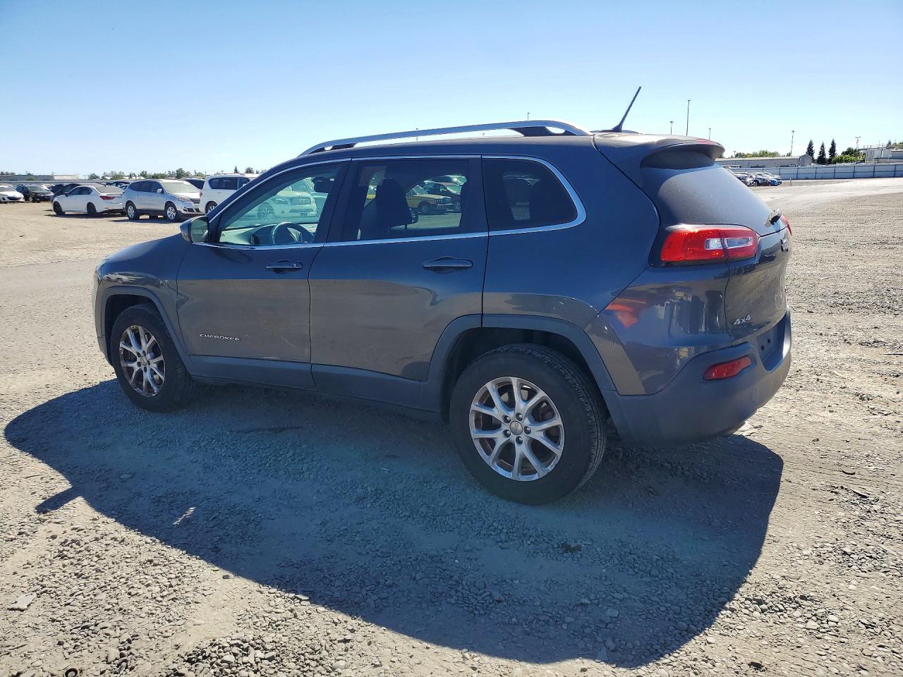 2014 Jeep Cherokee Latitude Серый vin: 1C4PJMCS2EW297017