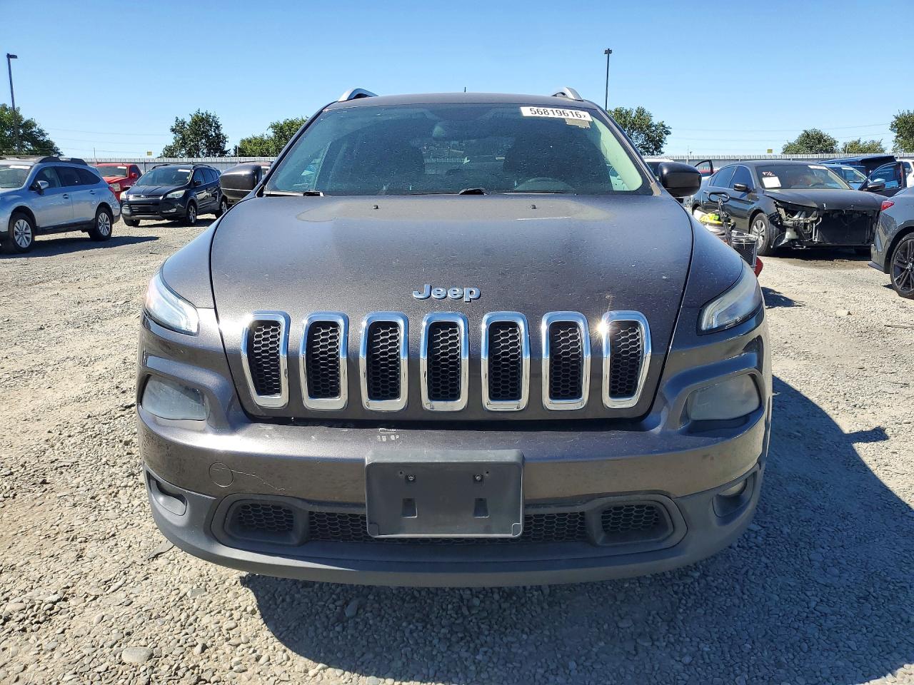 2014 Jeep Cherokee Latitude Серый vin: 1C4PJMCS2EW297017