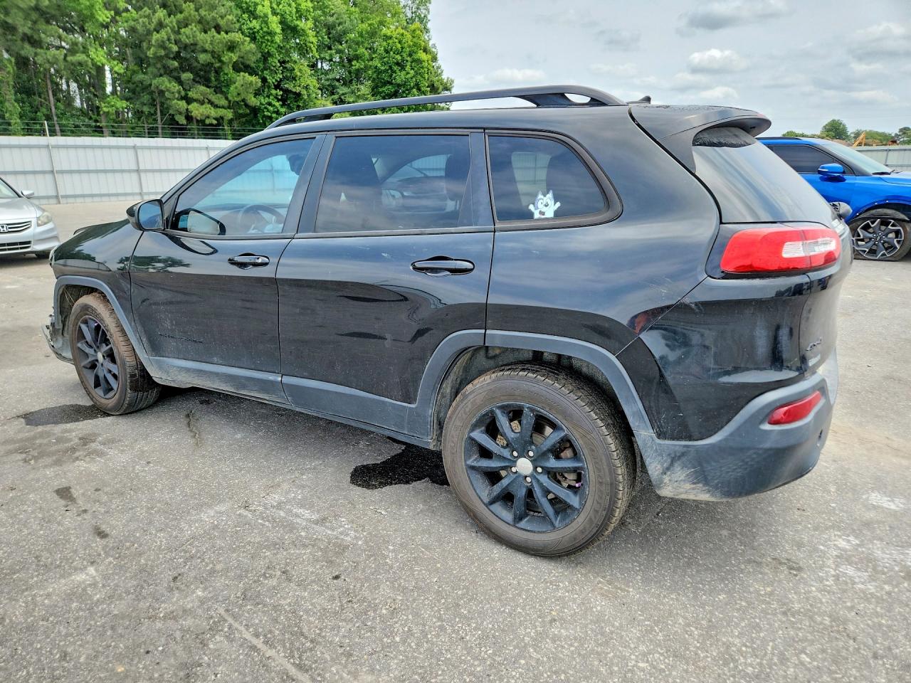 2014 Jeep Cherokee Latitude Black vin: 1C4PJMCS2EW300515