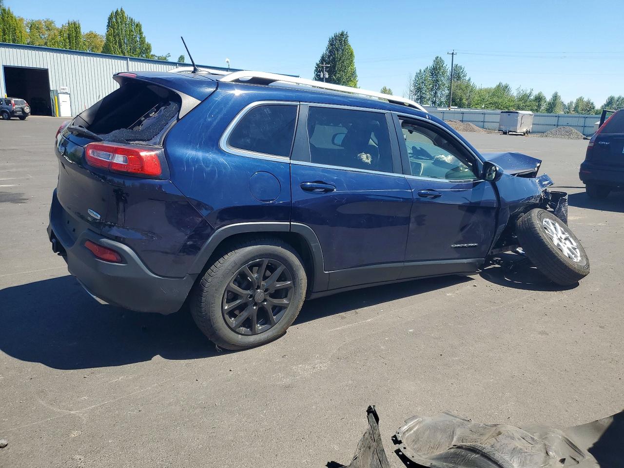 2015 Jeep Cherokee Latitude Blue vin: 1C4PJMCS2FW545624