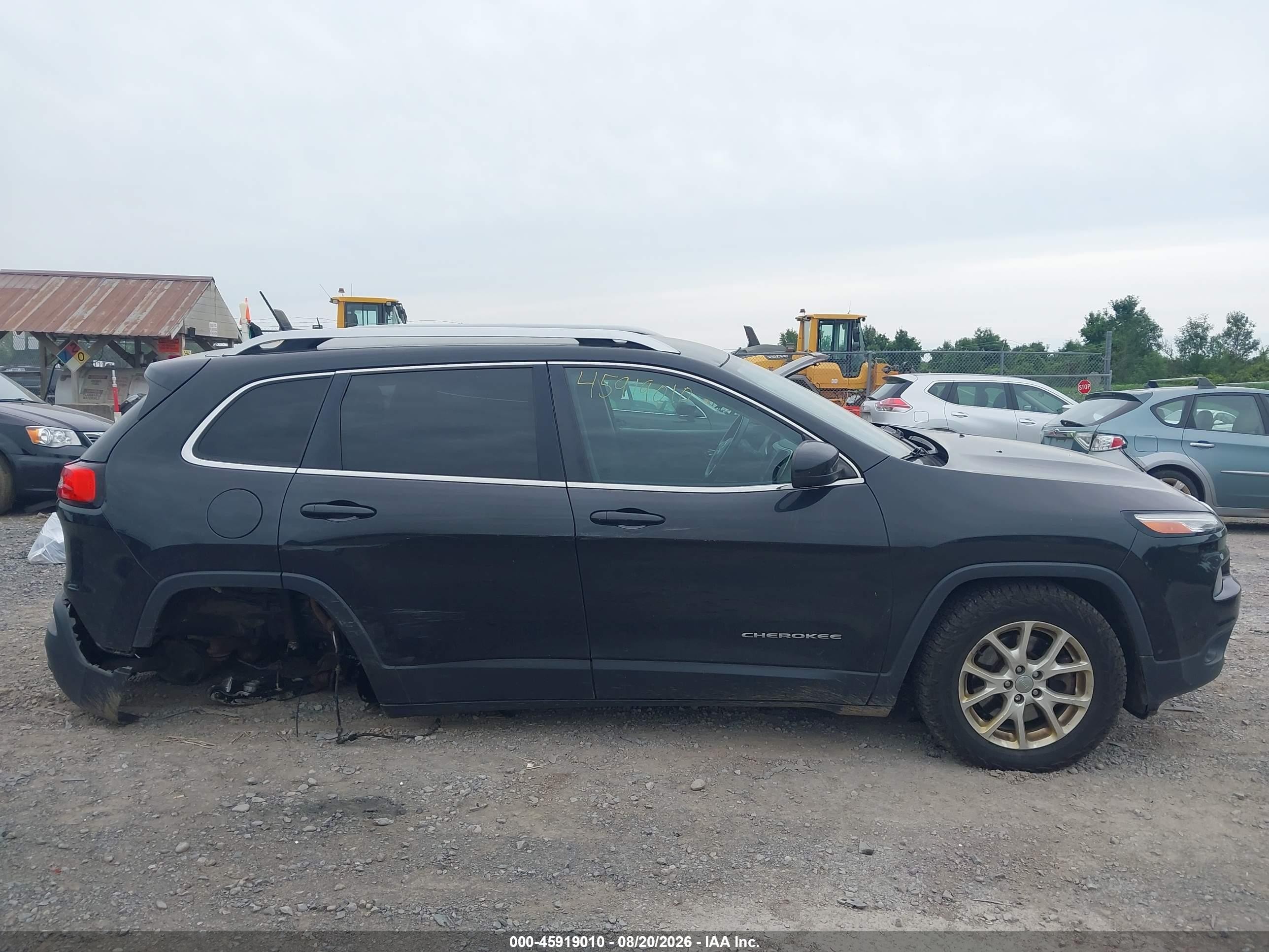 2015 Jeep Cherokee Latitude Black vin: 1C4PJMCS2FW685821