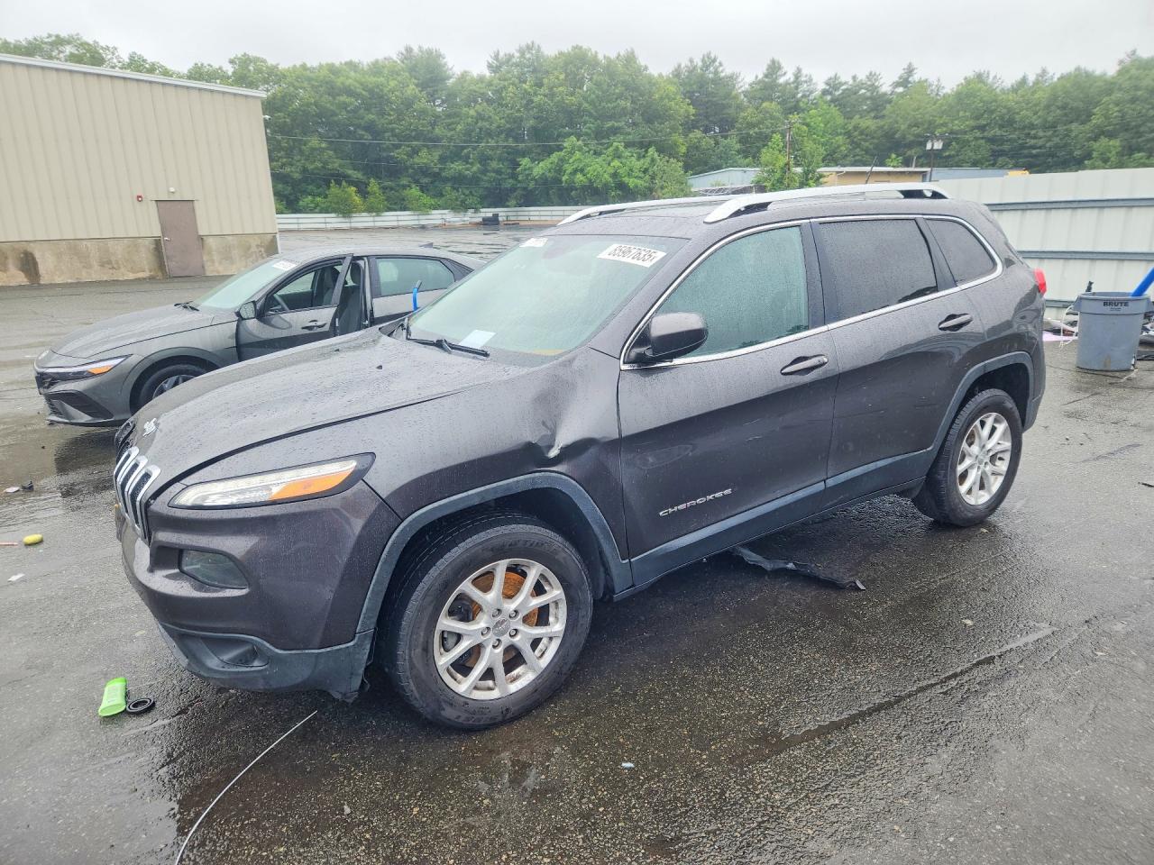 2015 Jeep Cherokee Latitude Charcoal vin: 1C4PJMCS2FW725511