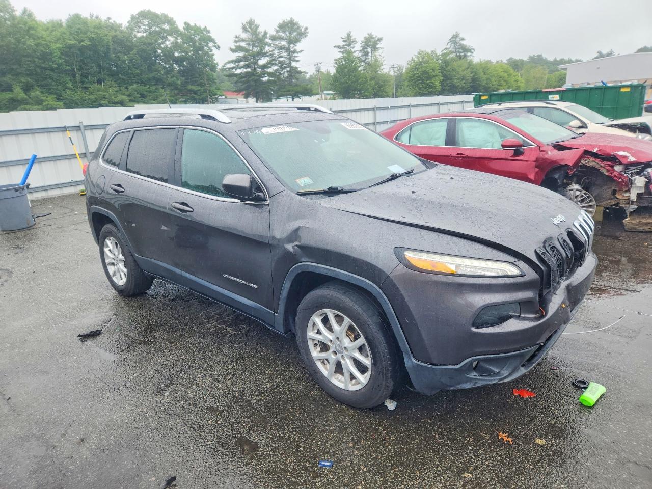 2015 Jeep Cherokee Latitude Charcoal vin: 1C4PJMCS2FW725511