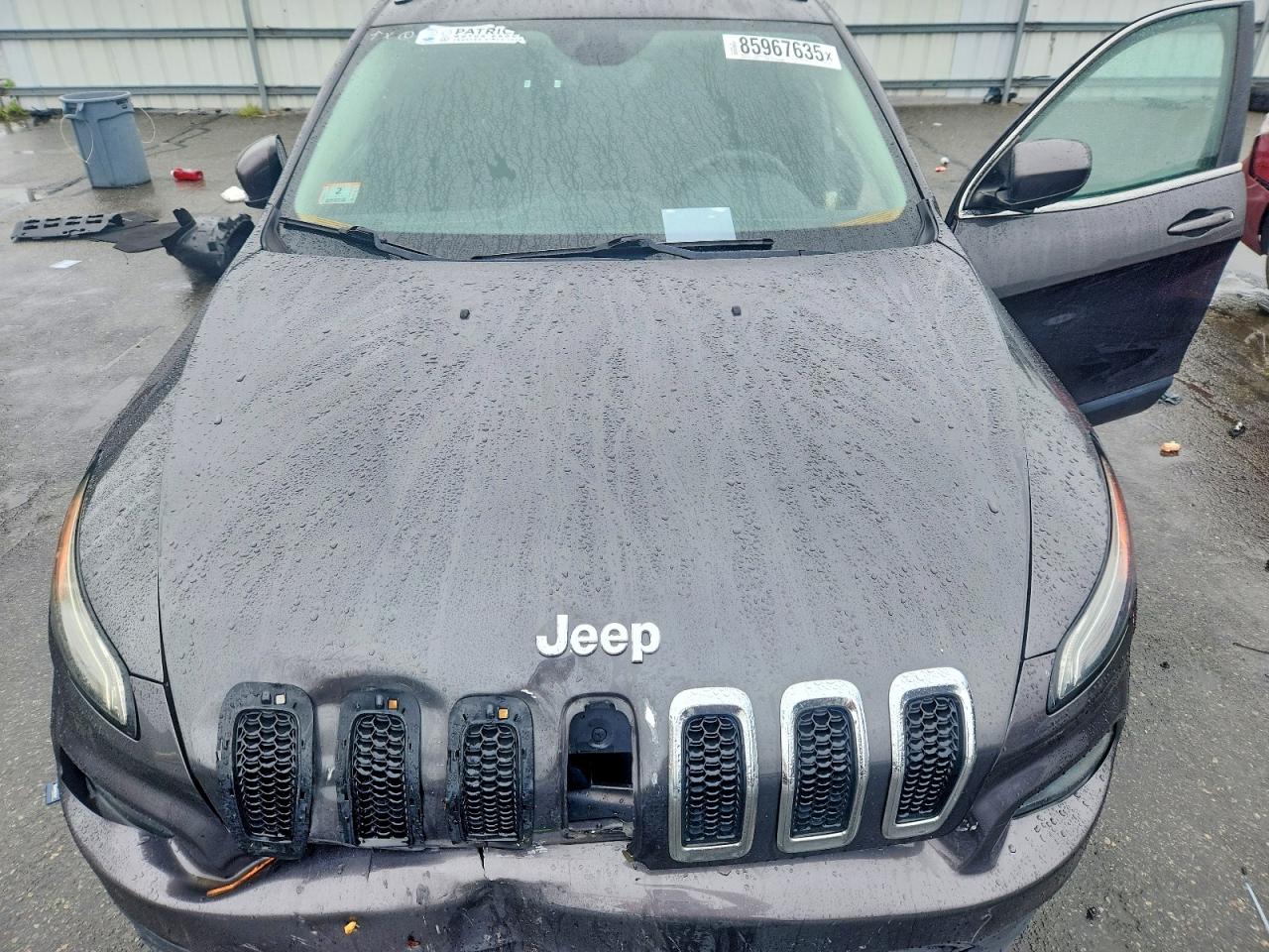 2015 Jeep Cherokee Latitude Charcoal vin: 1C4PJMCS2FW725511
