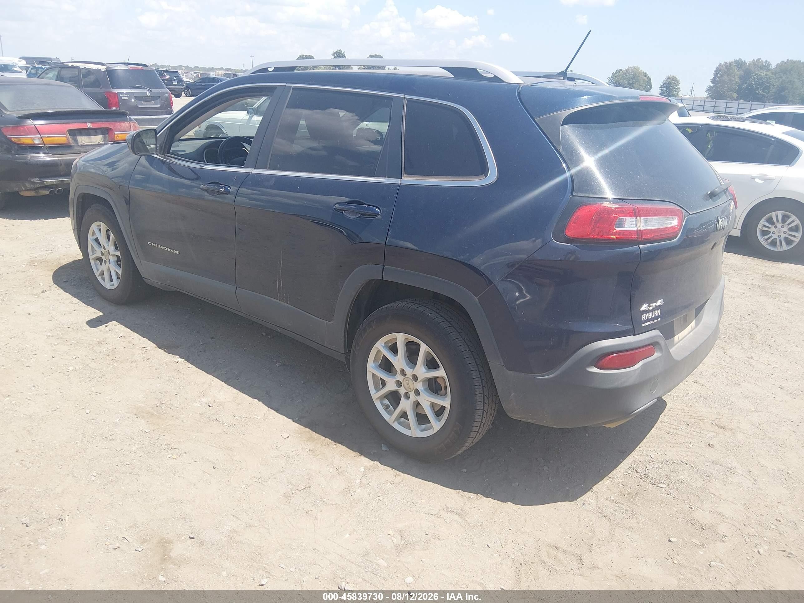 2015 Jeep Cherokee Latitude Dark Blue vin: 1C4PJMCS2FW768763