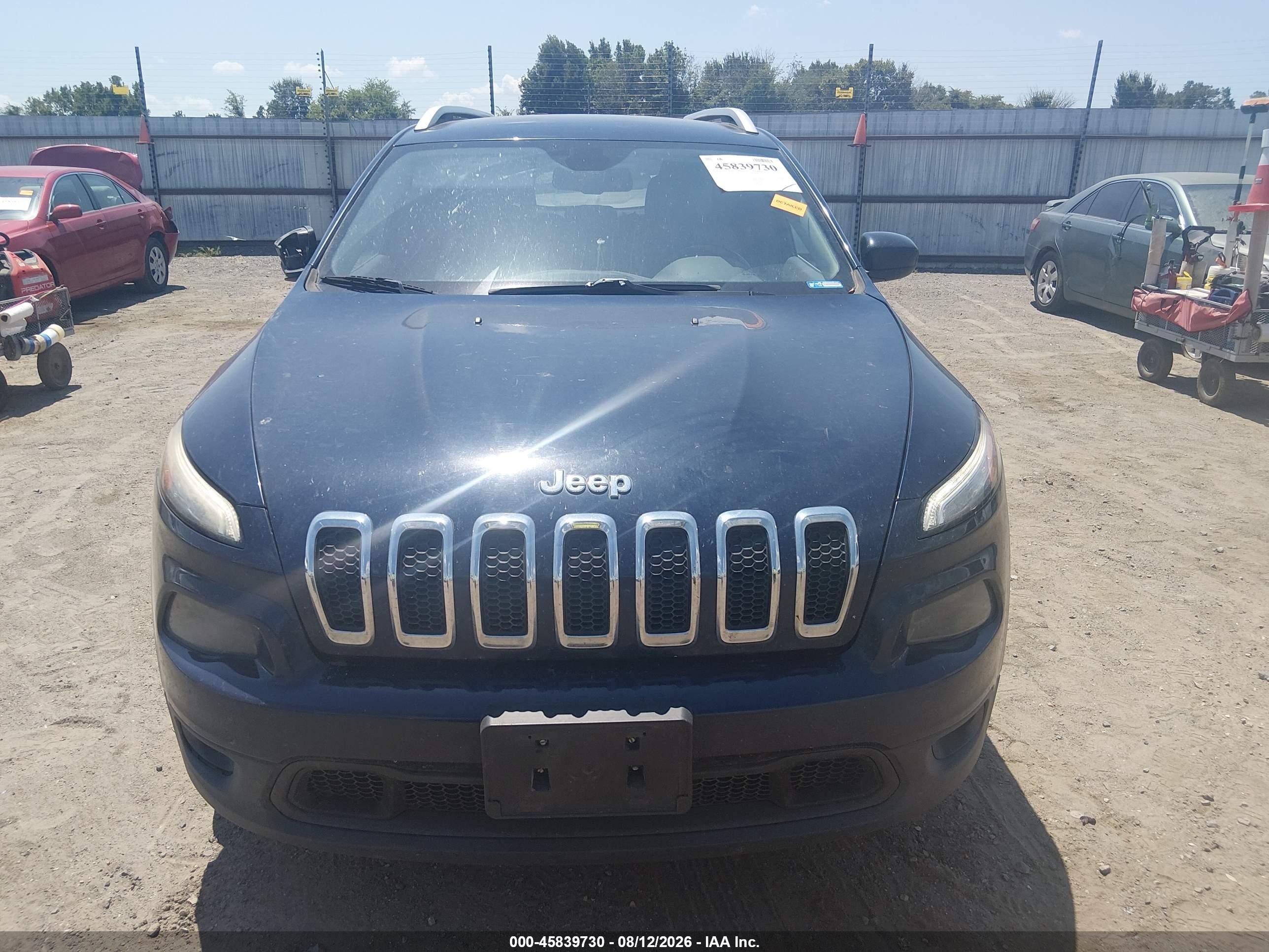 2015 Jeep Cherokee Latitude Dark Blue vin: 1C4PJMCS2FW768763